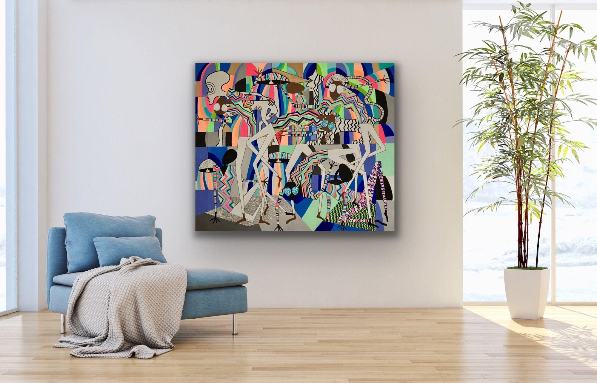 CANVAS 131, Gemälde, Acryl auf Leinwand im Angebot 2