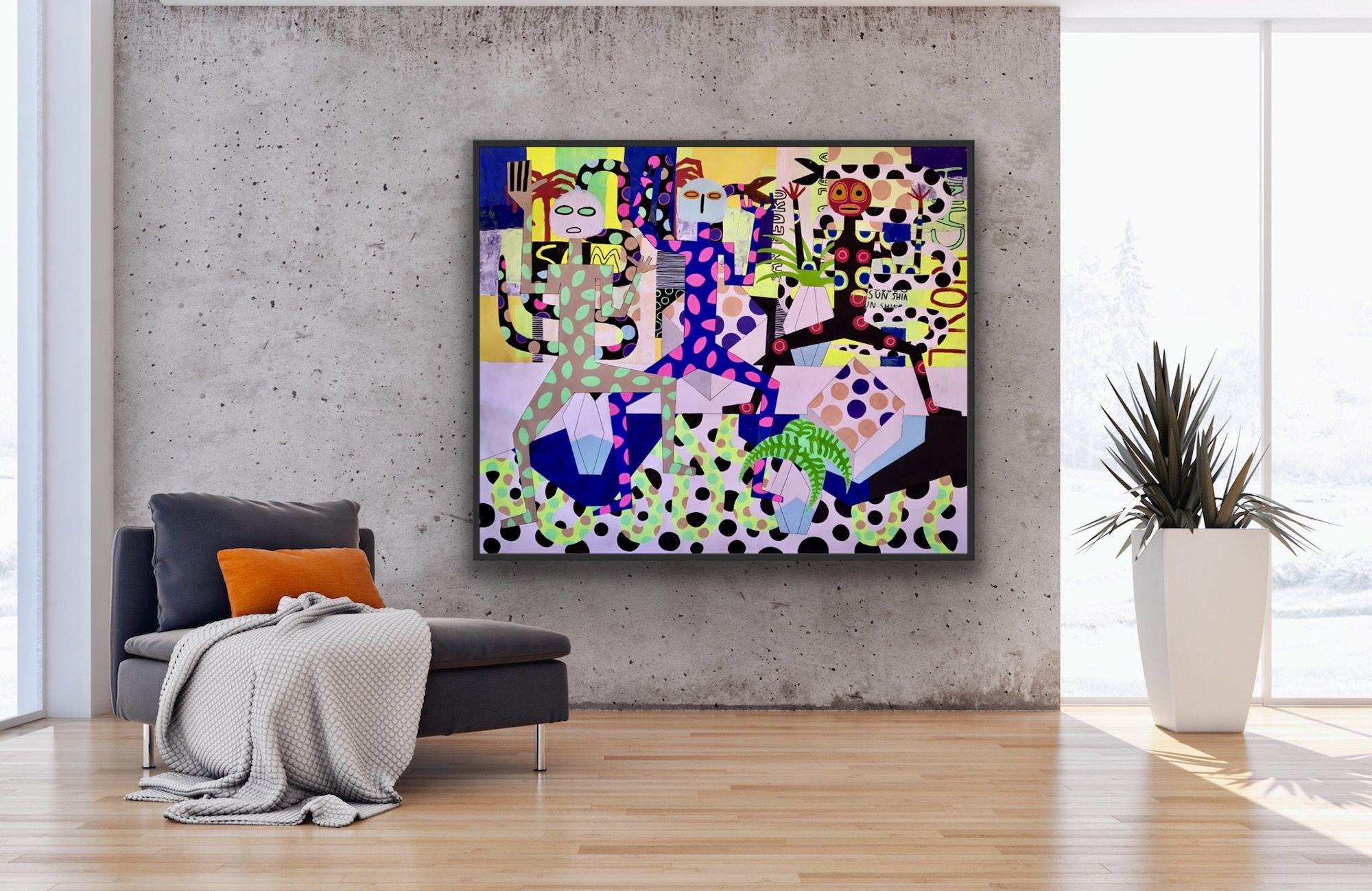 CANVAS 145, Gemälde, Acryl auf Leinwand im Angebot 1