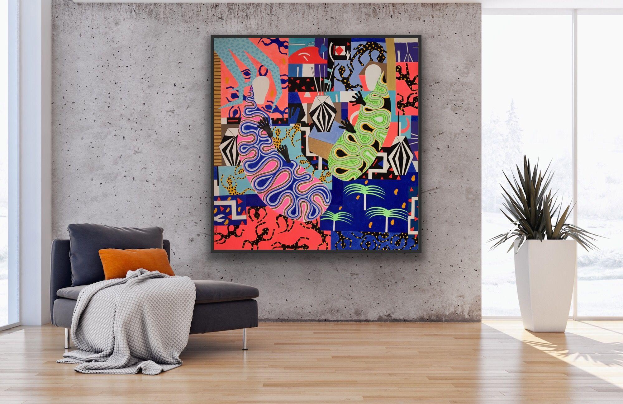 CANVAS 167, Painting, Acrylic on Canvas 4