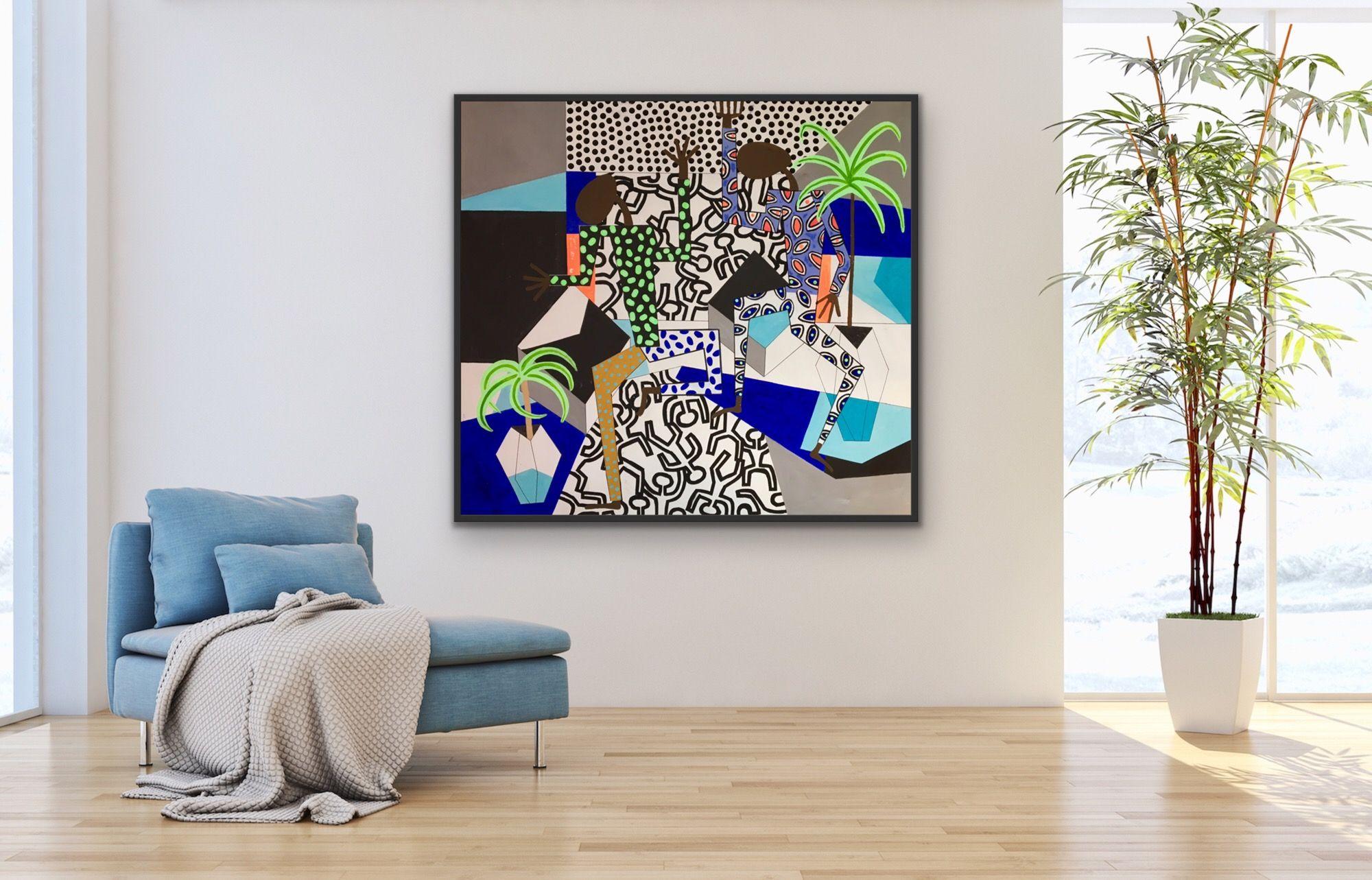 CANvas 104, Gemälde, Acryl auf Leinwand im Angebot 1