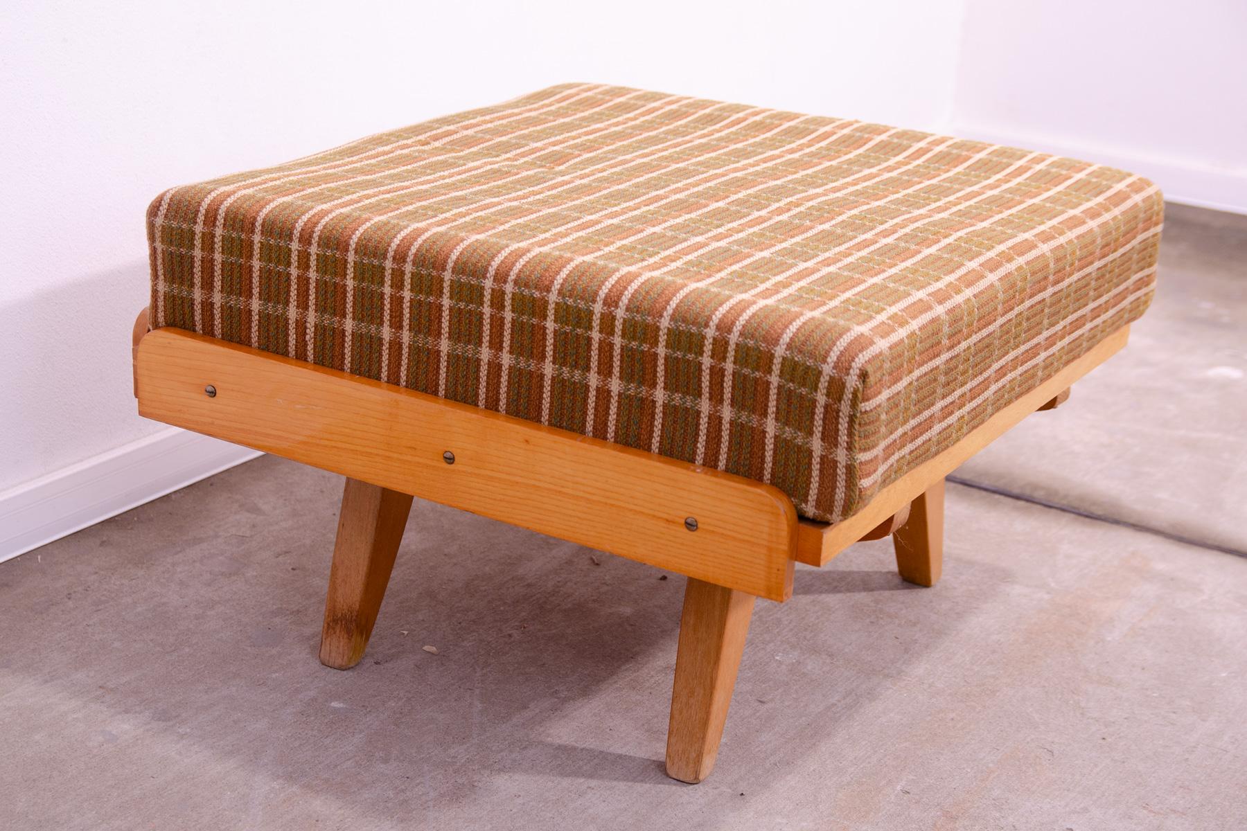 Czech Frantisek Jirák, Midcentury Footstool, Produced by Tatra Nabytok, 1960s For Sale