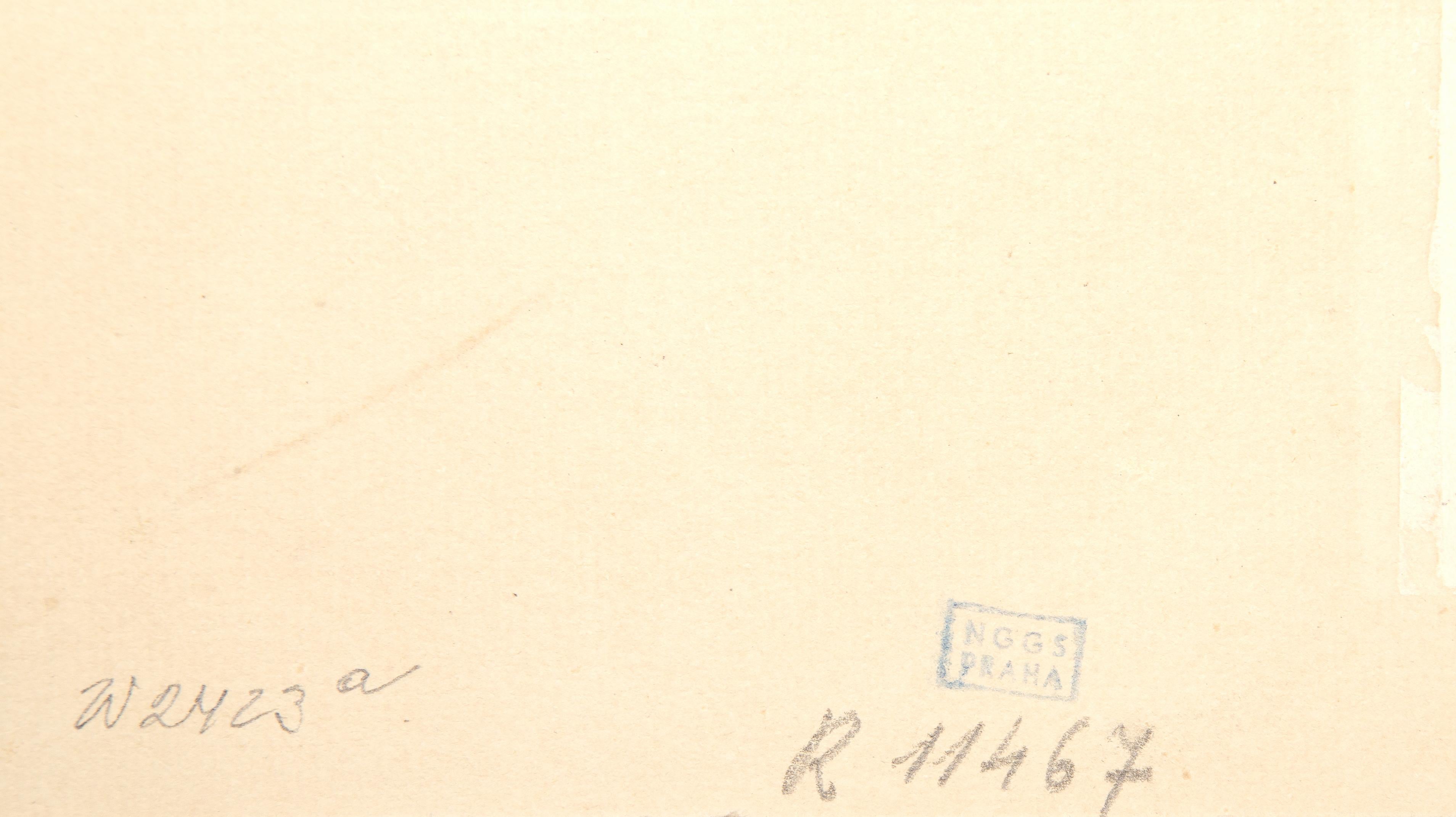 Akrobatka, Signed Surrealist Etching by Frantisek Kupka 4
