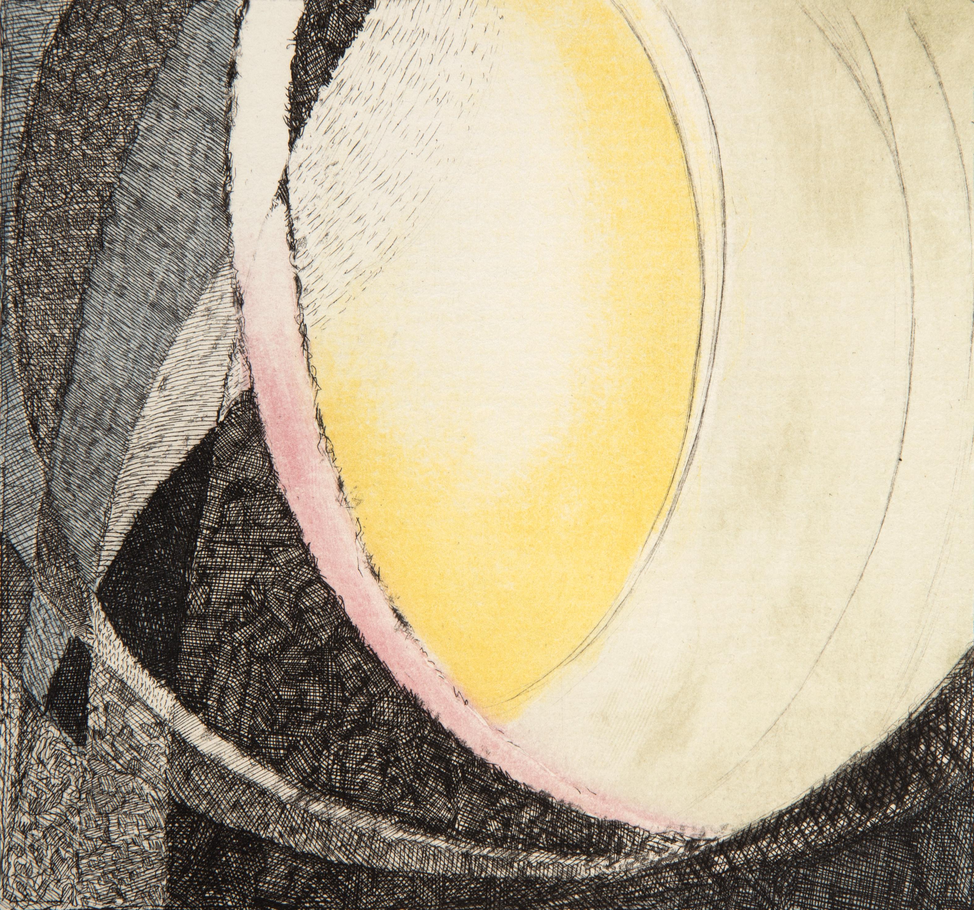 Amorpha (Color), Surrealist Etching by Frantisek Kupka For Sale 2
