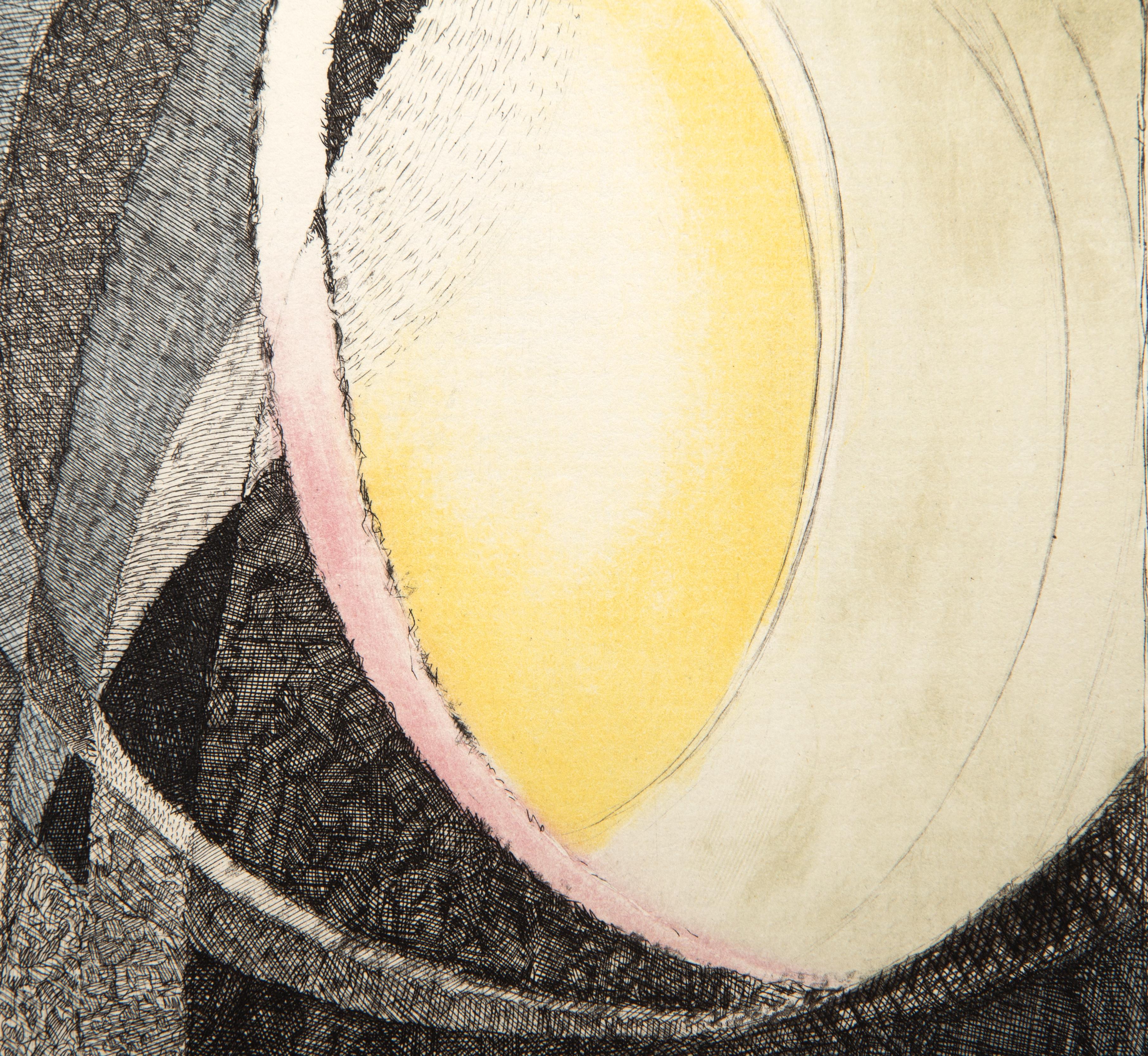 Amorpha (Color), Surrealist Etching by Frantisek Kupka For Sale 3