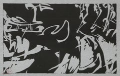 Bílé rytmy na černém, xilografia moderna di Frantisek Kupka