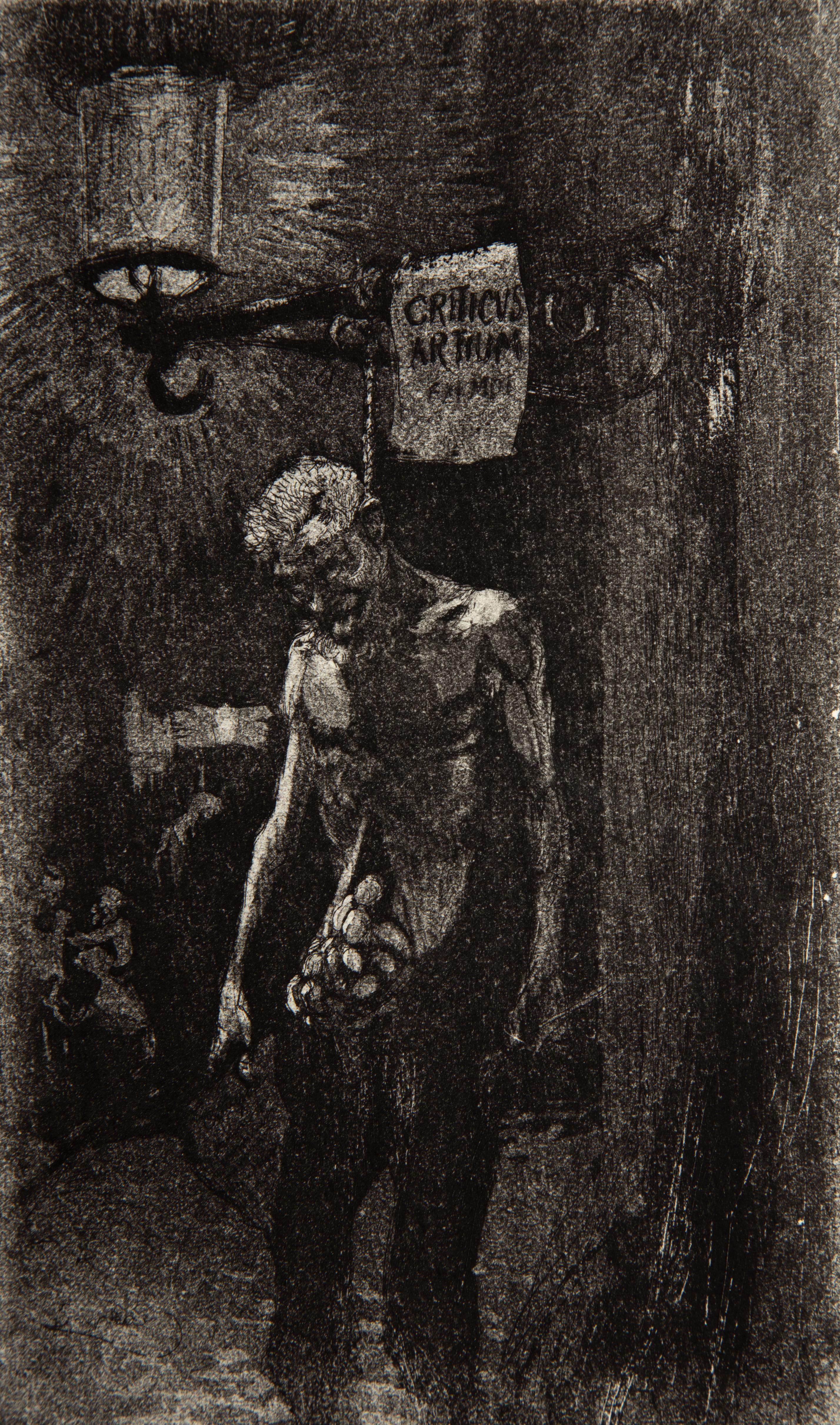 Criticus Artium, Surrealist Etching by Frantisek Kupka 2