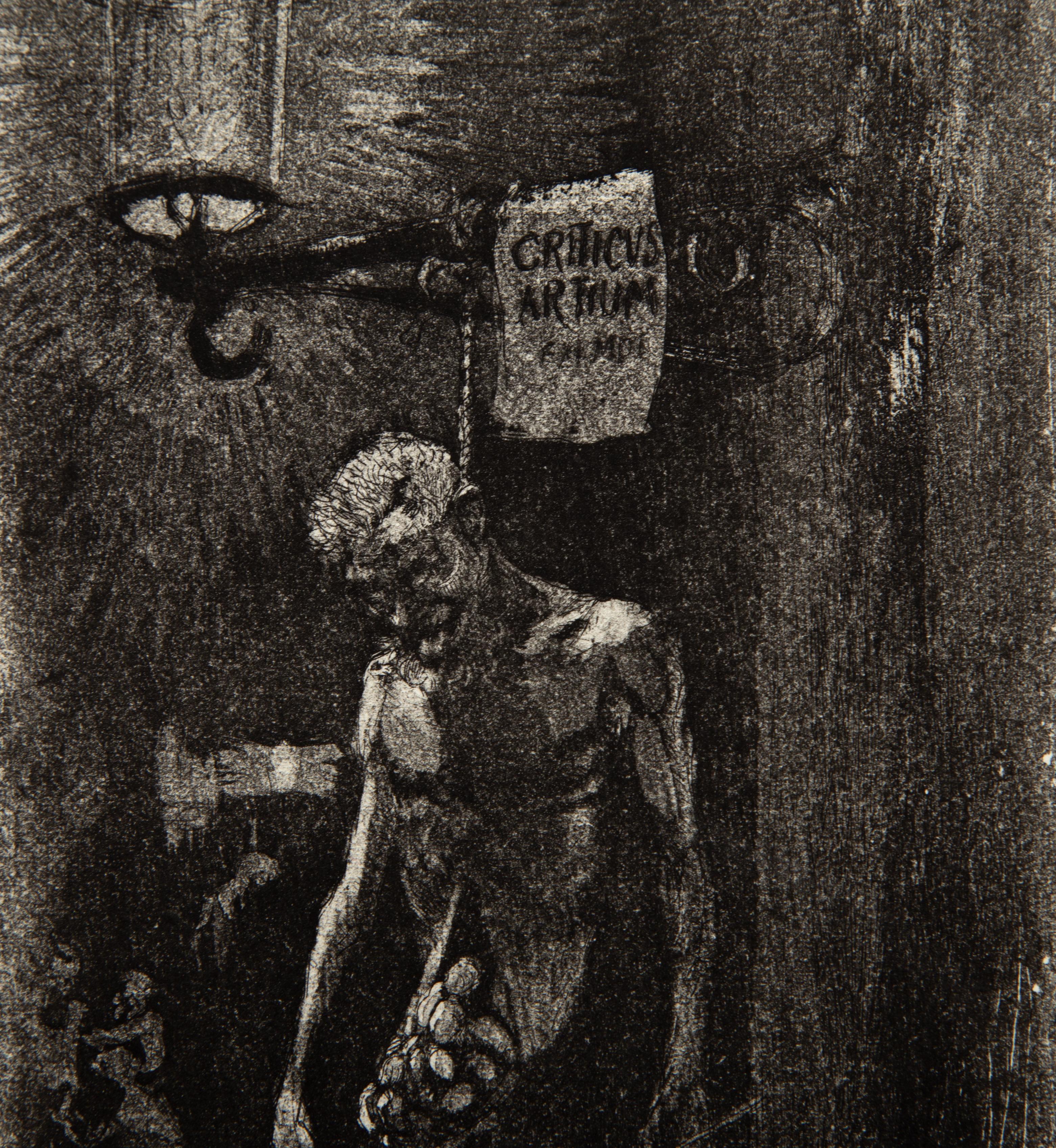 Criticus Artium, Surrealist Etching by Frantisek Kupka 3