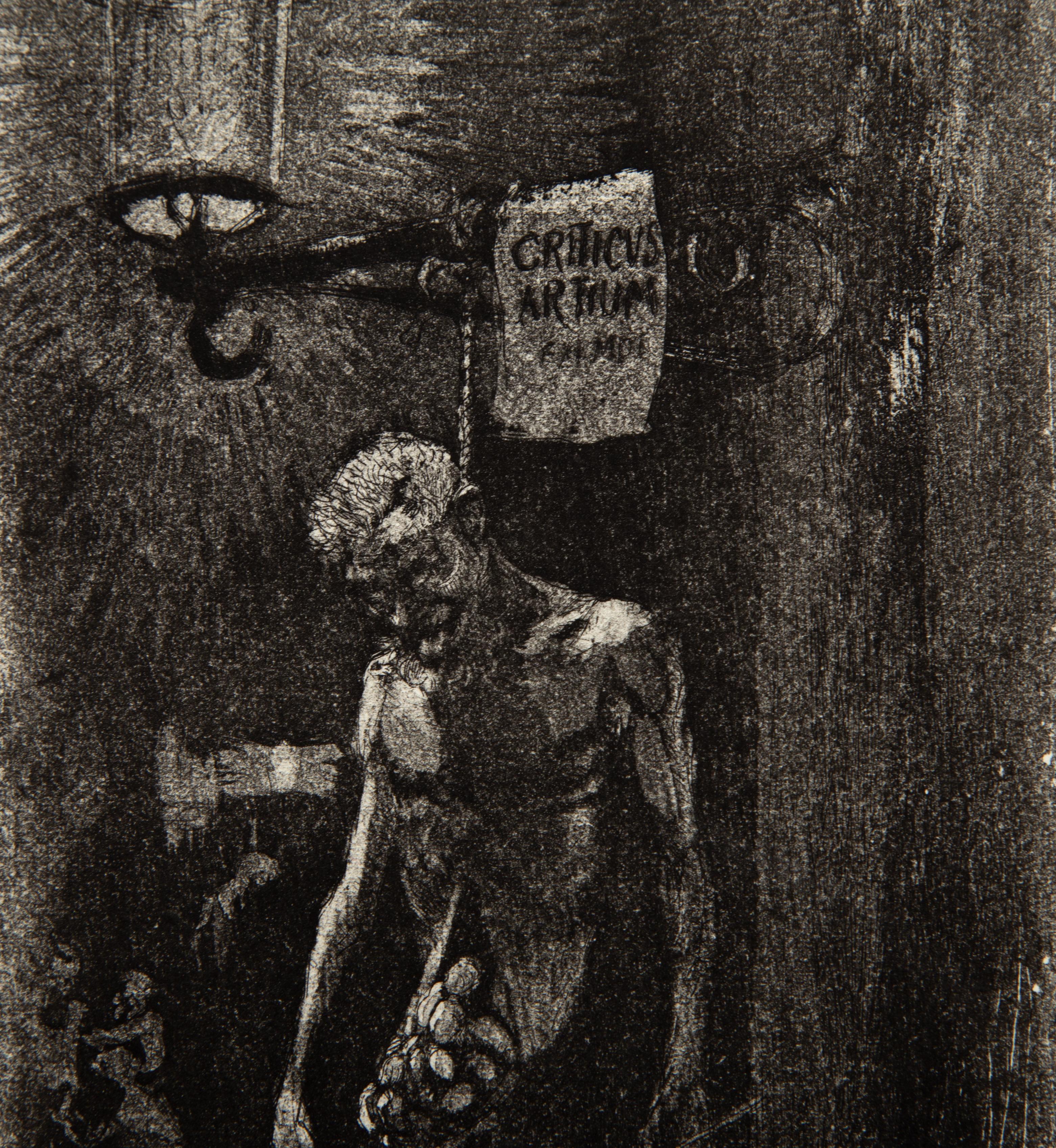 Criticus Artium, Surrealist Etching by Frantisek Kupka For Sale 3