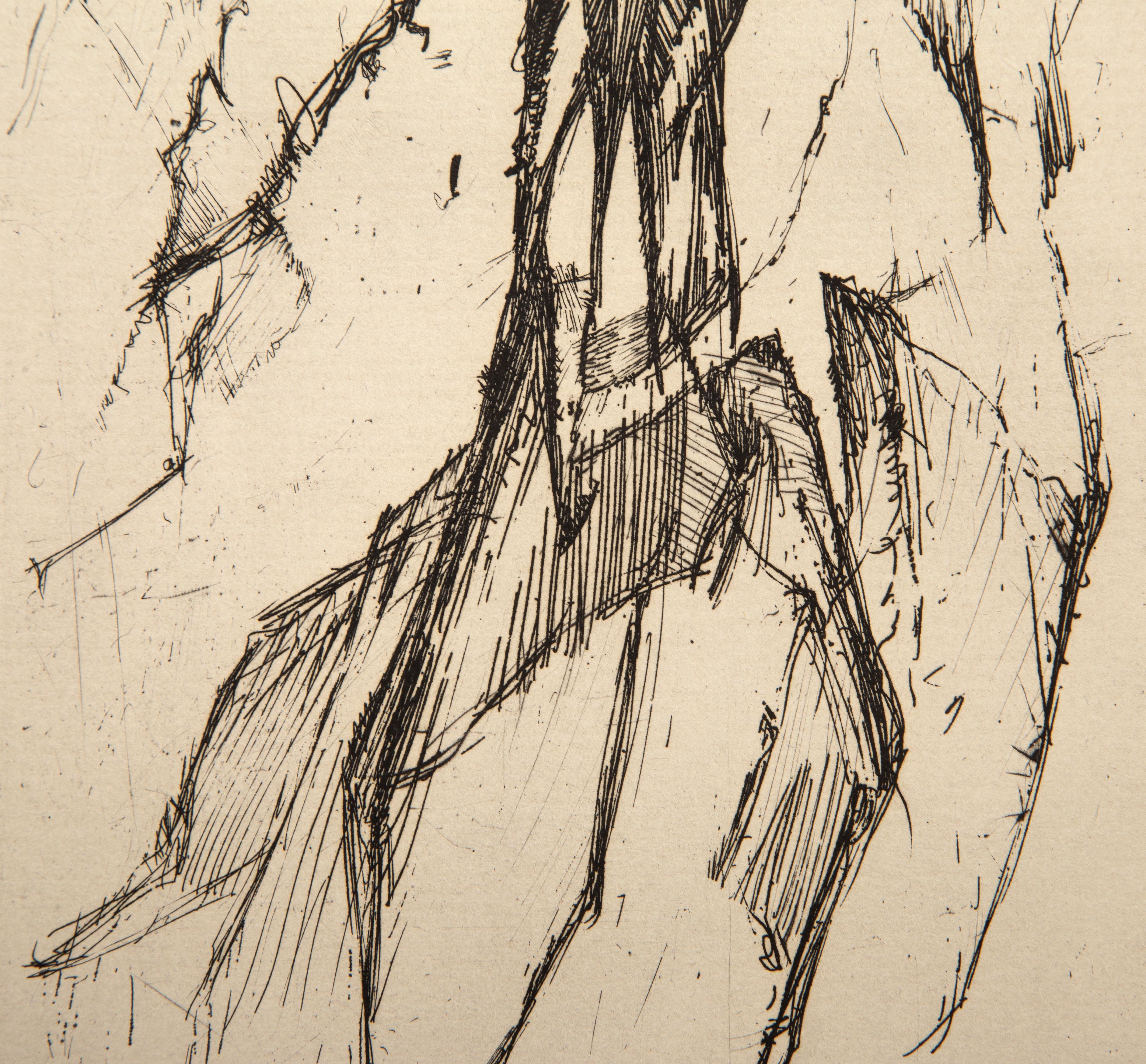 Fountain, Surrealist Etching by Frantisek Kupka For Sale 1