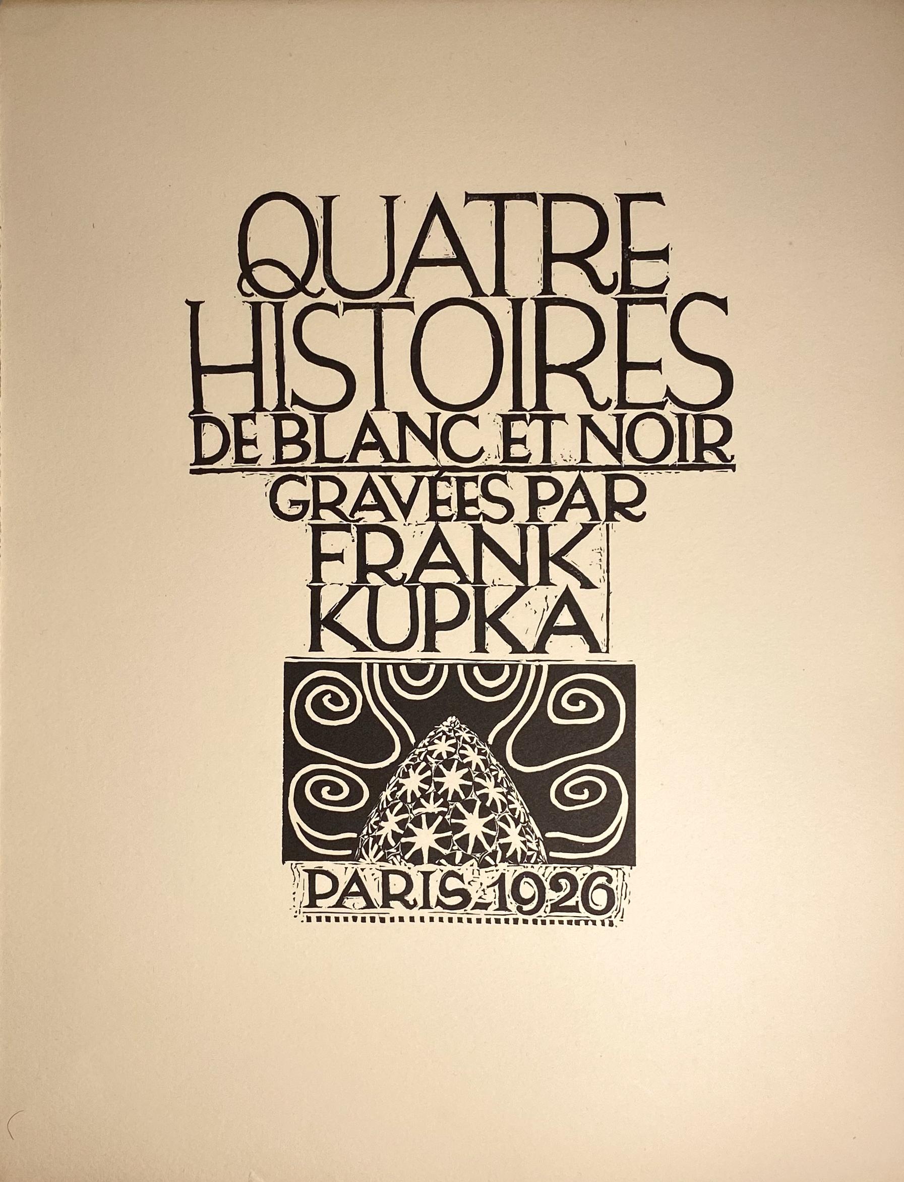 Art Deco Frantisek Kupka Quatre Histoires de Blanc et Noir