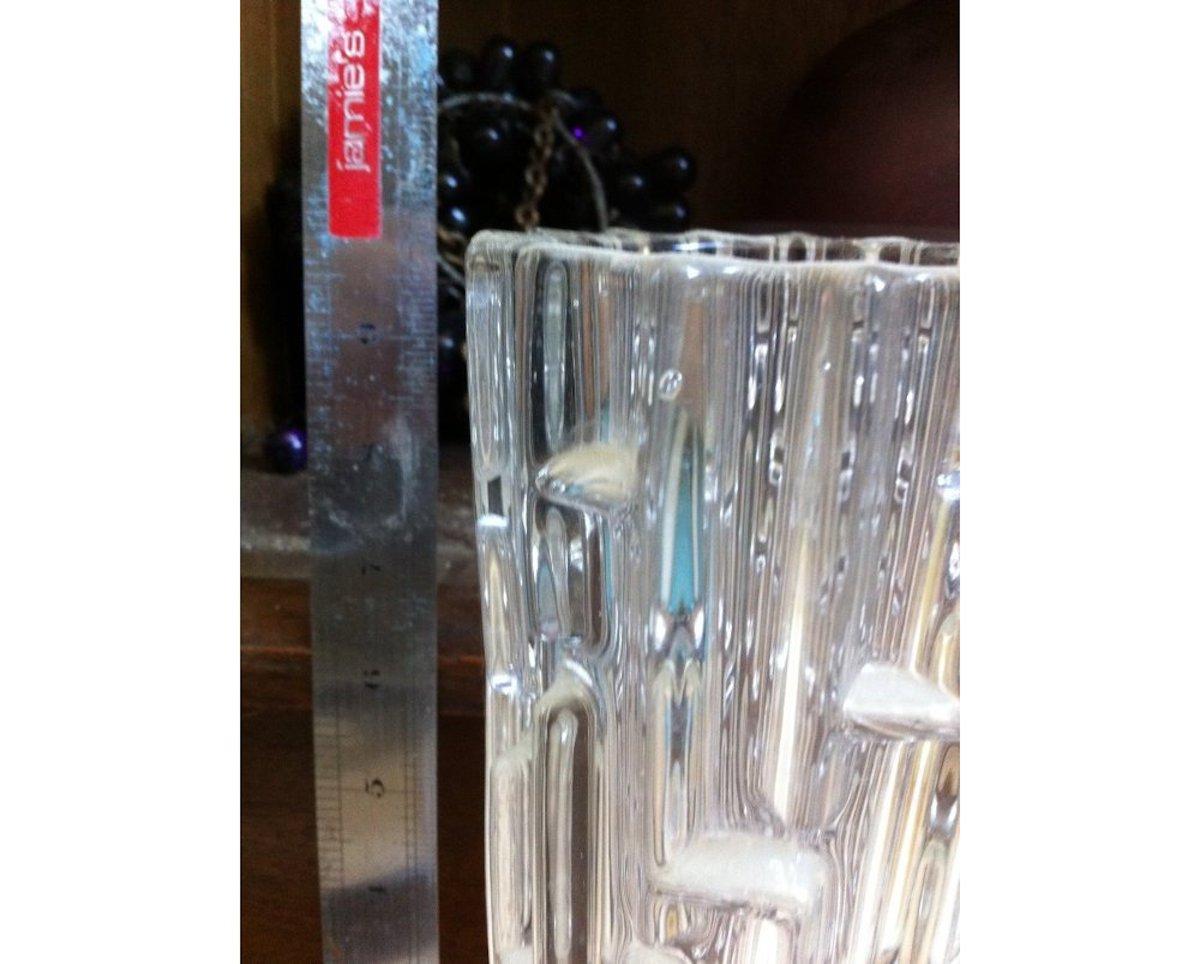 Mid-Century Modern Frantisek Vizner, Sklo Union Czech Art Glass, « The Maze », un vase en verre d'art de qualité en vente