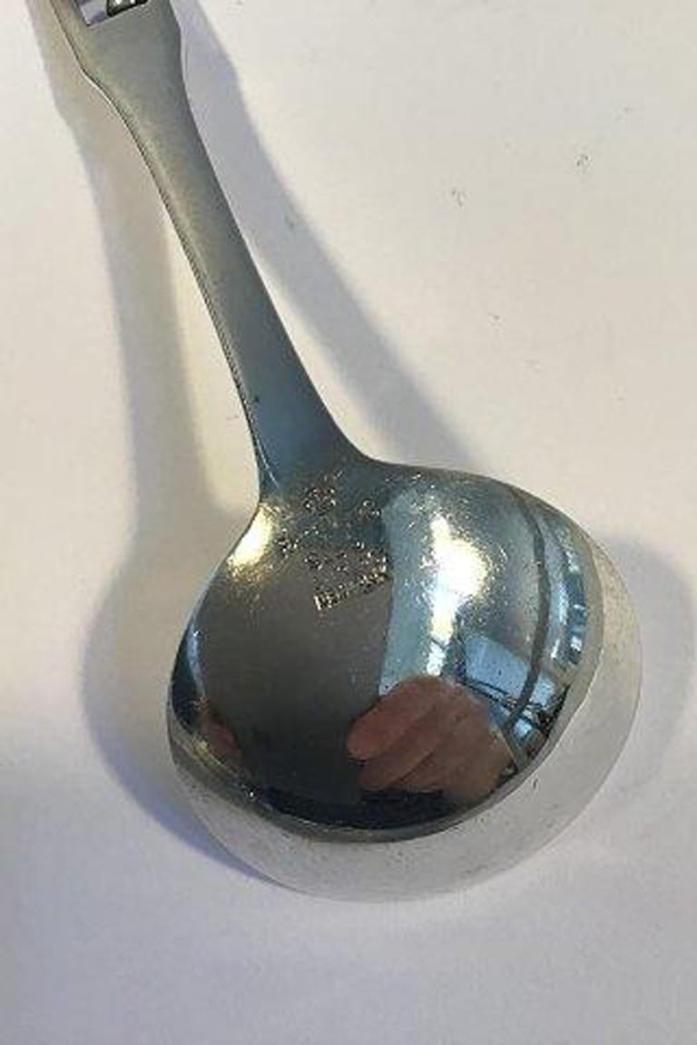 20th Century Frantz Hingelberg, Aarhus Sterling Silver Jam Spoon For Sale