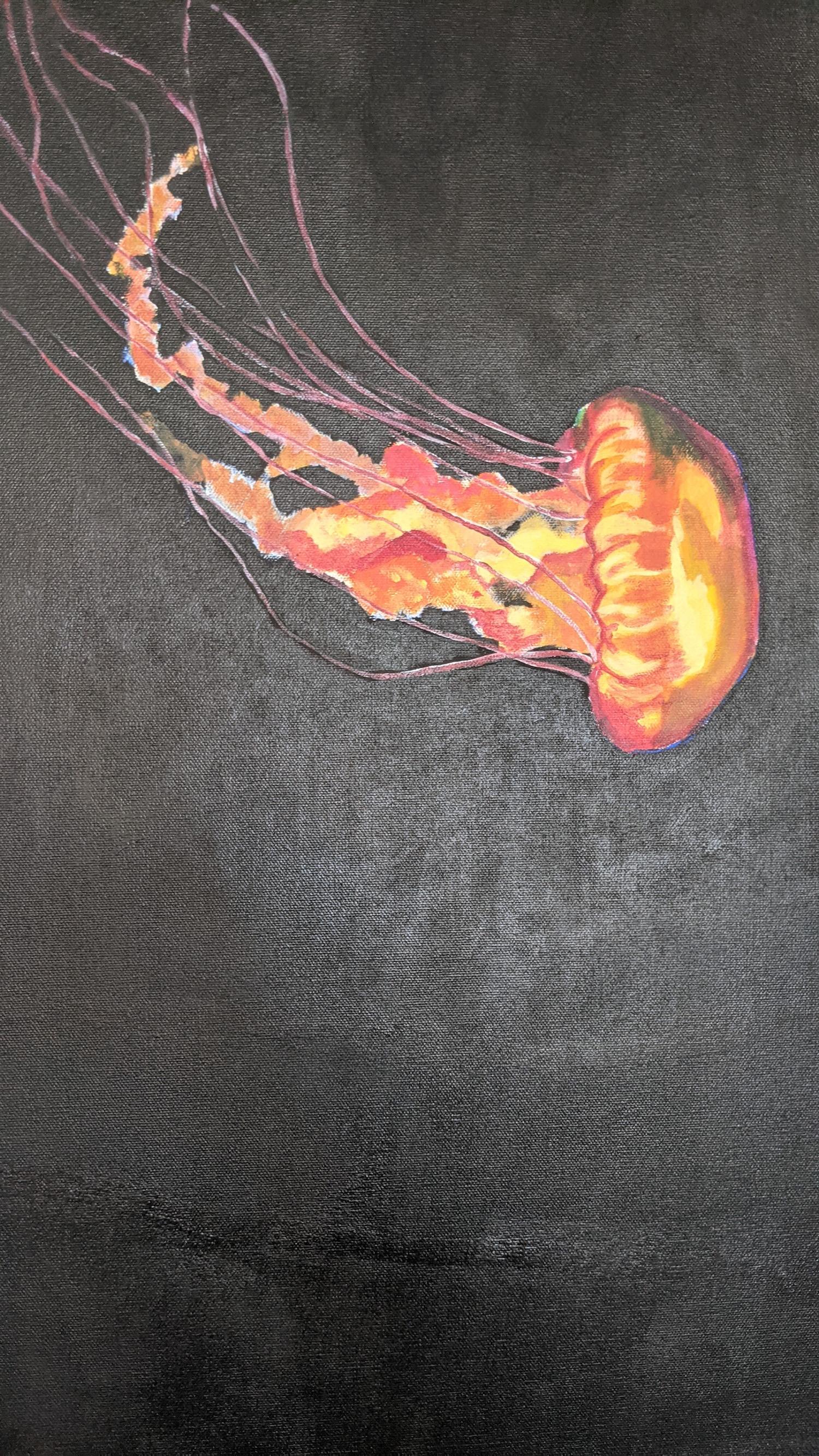 jellyfish painting