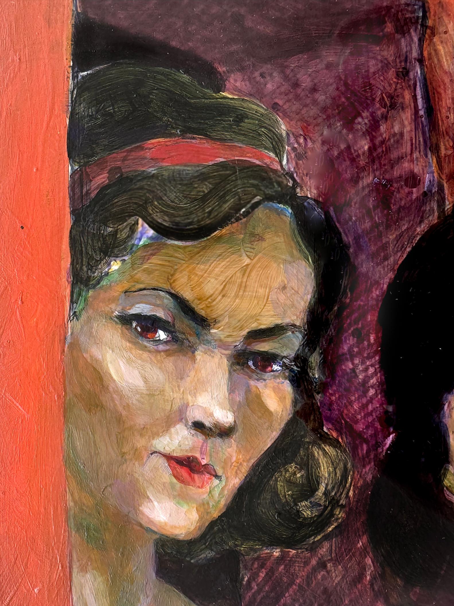 L'artiste et illustrateur germano-américain Franz Altschuler peint une scène palpitante d'un quartier chaud de Tunisie pour un article paru dans le magazine Playboy. Ce qui frappe d'emblée, c'est la manière dont l'artiste capture la dureté froide