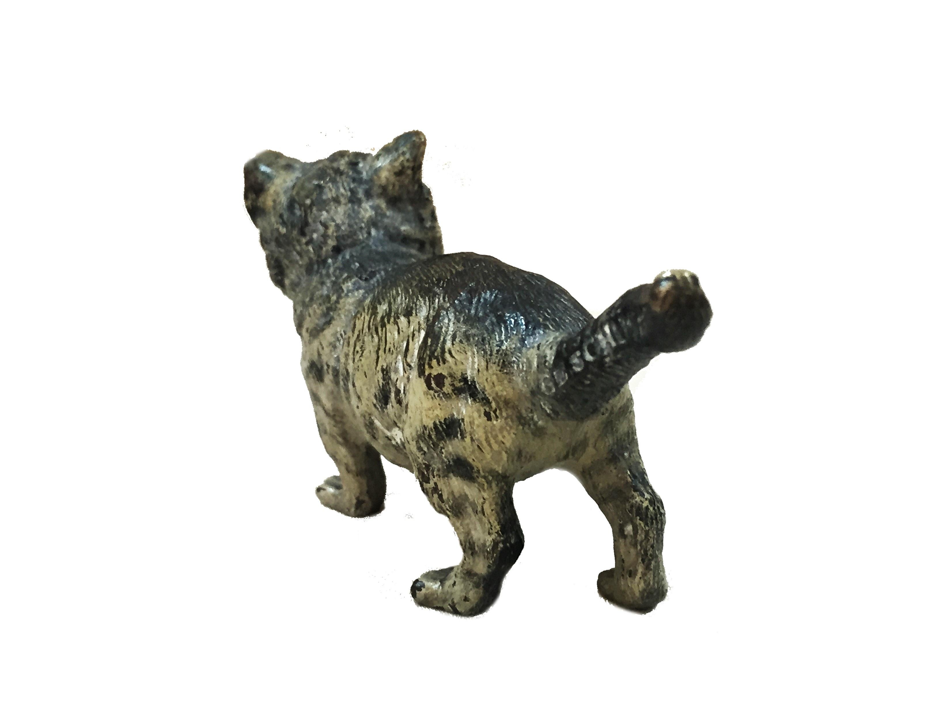 vienna bronze cat
