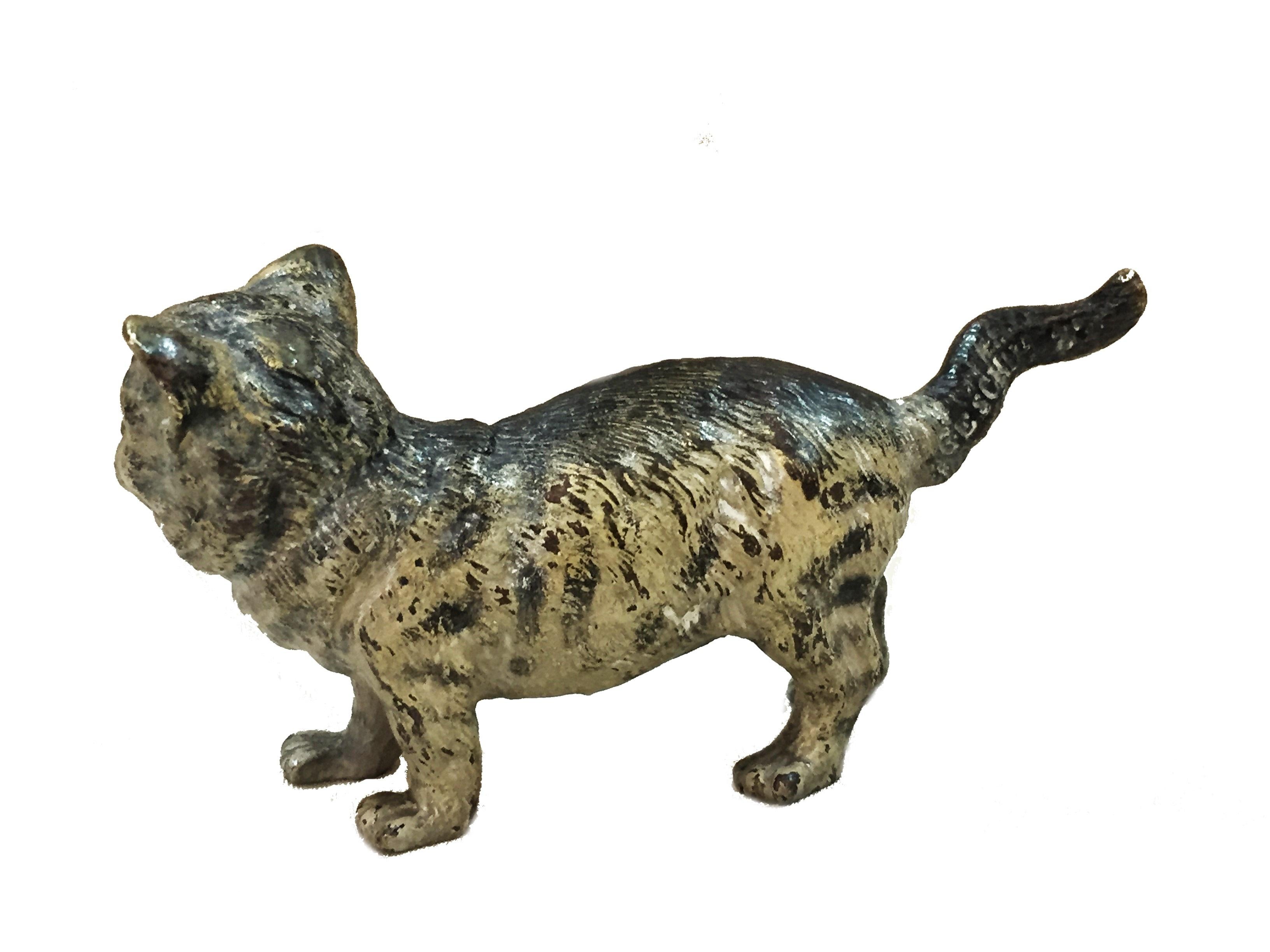 vienna bronze cat