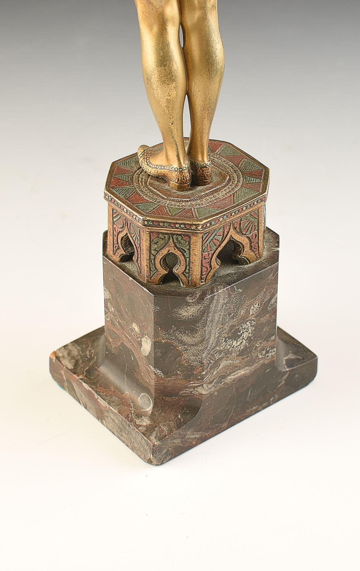 Franz Bergman ART DECO SCULTURA IN BRONZO C.1925 In condizioni ottime in vendita a Stourbridge, West Midlands
