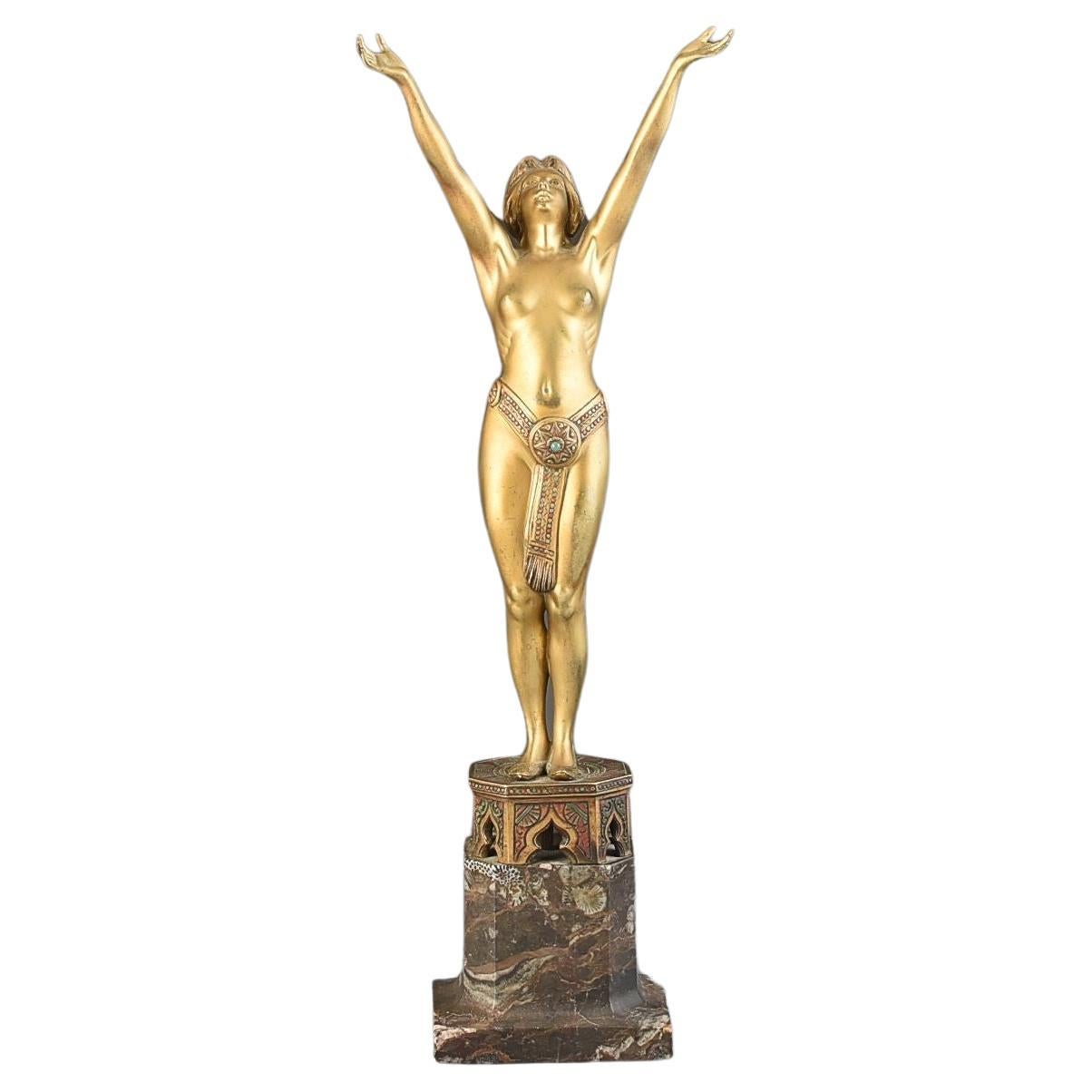 Franz Bergman ESCULTURA DE BRONCE ART DECO C.1925