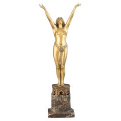 Franz Bergman ESCULTURA DE BRONCE ART DECO C.1925