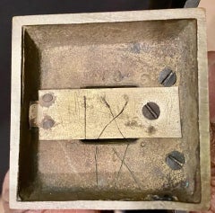 Franz Bergman - Vienna Egyptian Bronze Female Nude in Sarcophagus Erotic Ca 1900