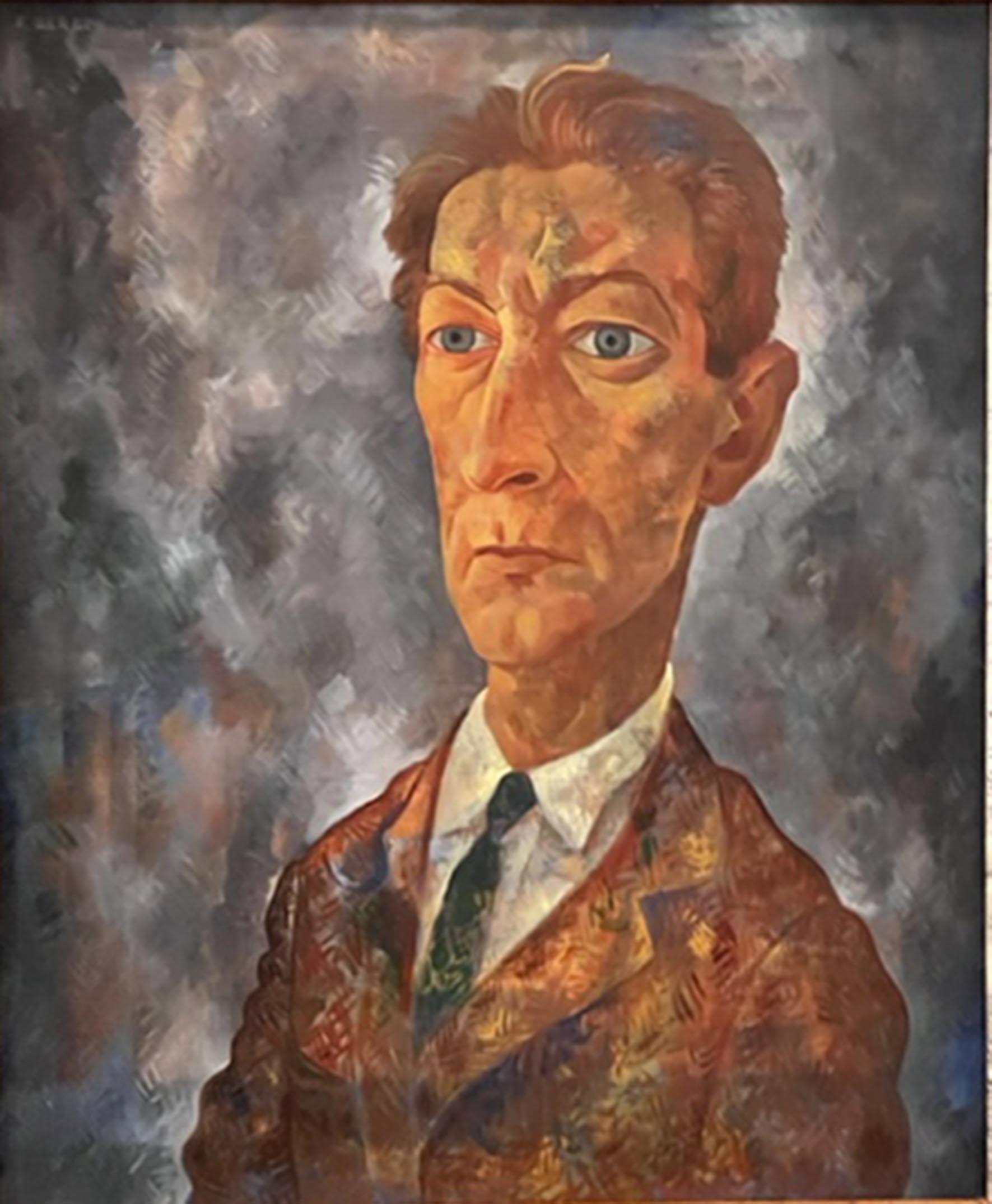 Portrait Painting Franz Bergmann - Mon moi