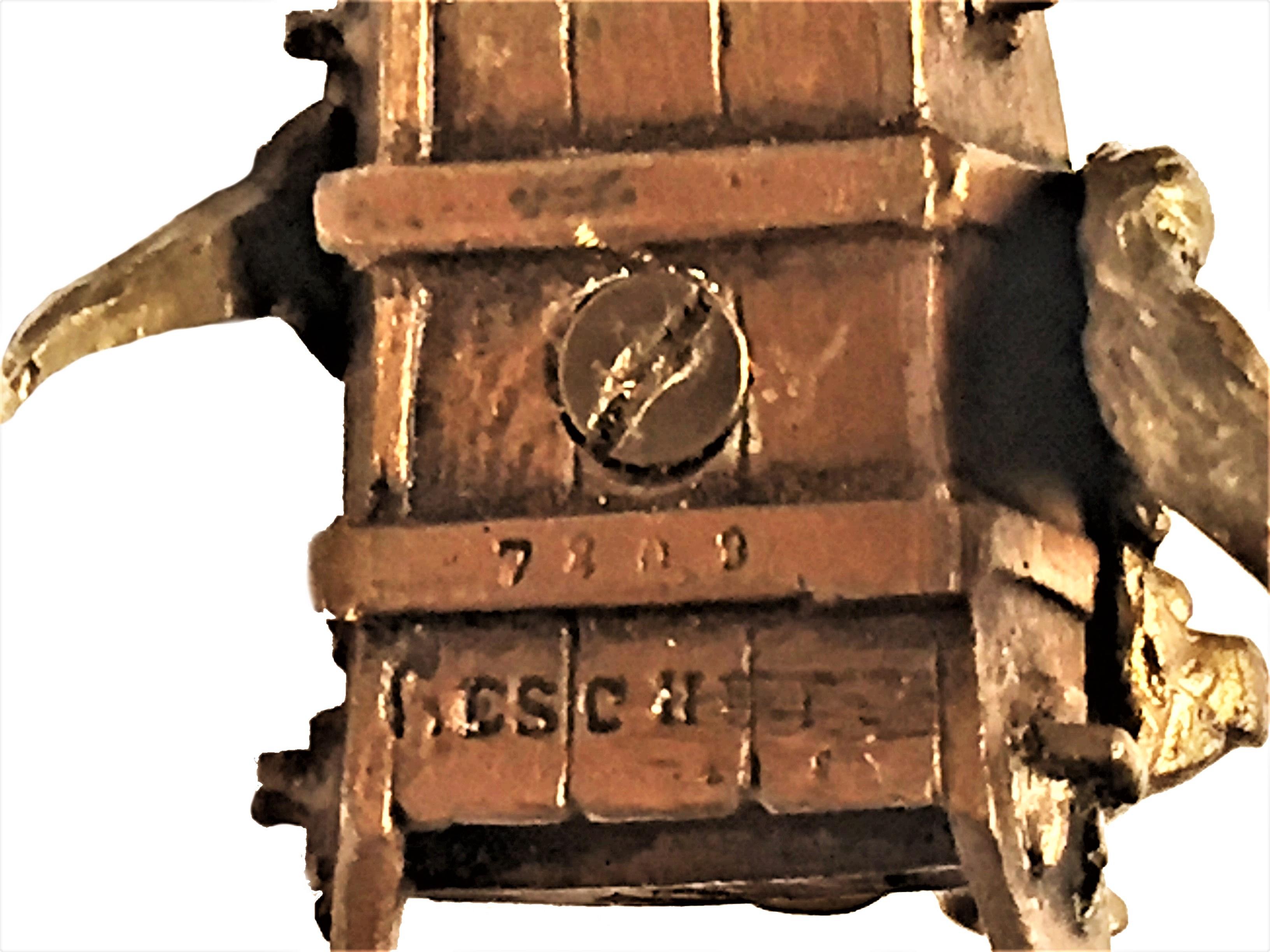 Franz Bergmann, Reiter auf dem Rad, Wiener Miniatur-Bronzeskulptur im Zustand „Gut“ in New York, NY