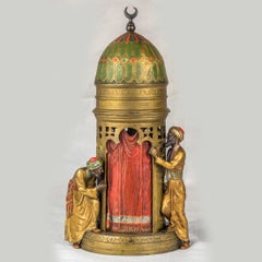 A fine Bergmann Orientalist Austrian Cold Painted Bronze