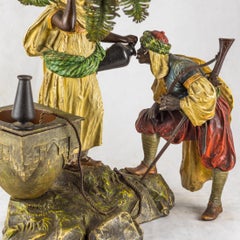 Austrian Cold Painted Bronze by Franz Bergmann