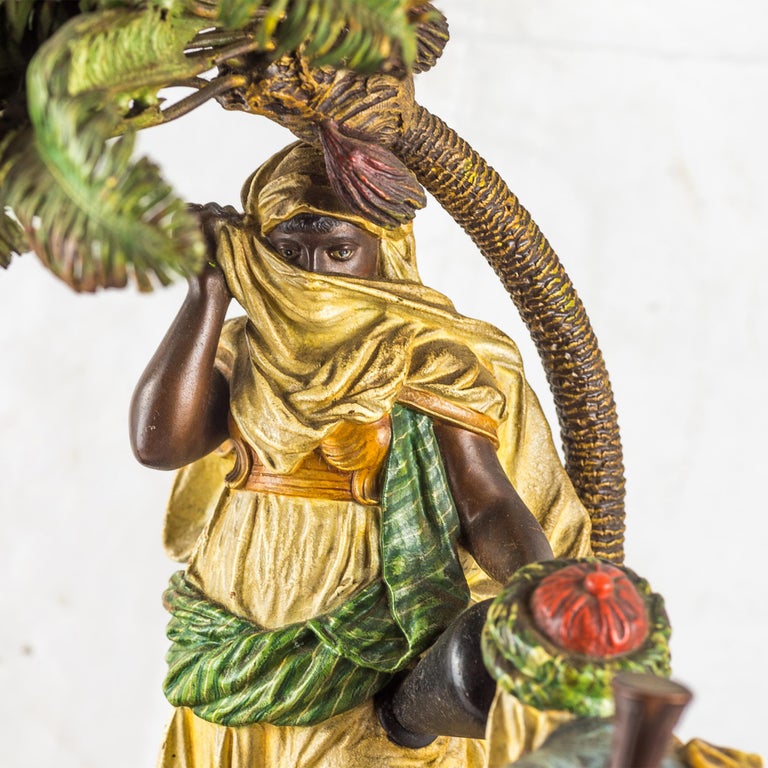 Franz Bergmann Austrian Cold Painted Bronze by Franz Bergmann For