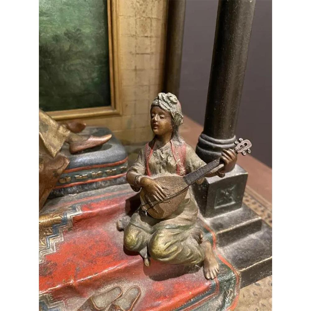 Bronce austriaco pintado en frío, Franz Bergmann Foundry en venta 2