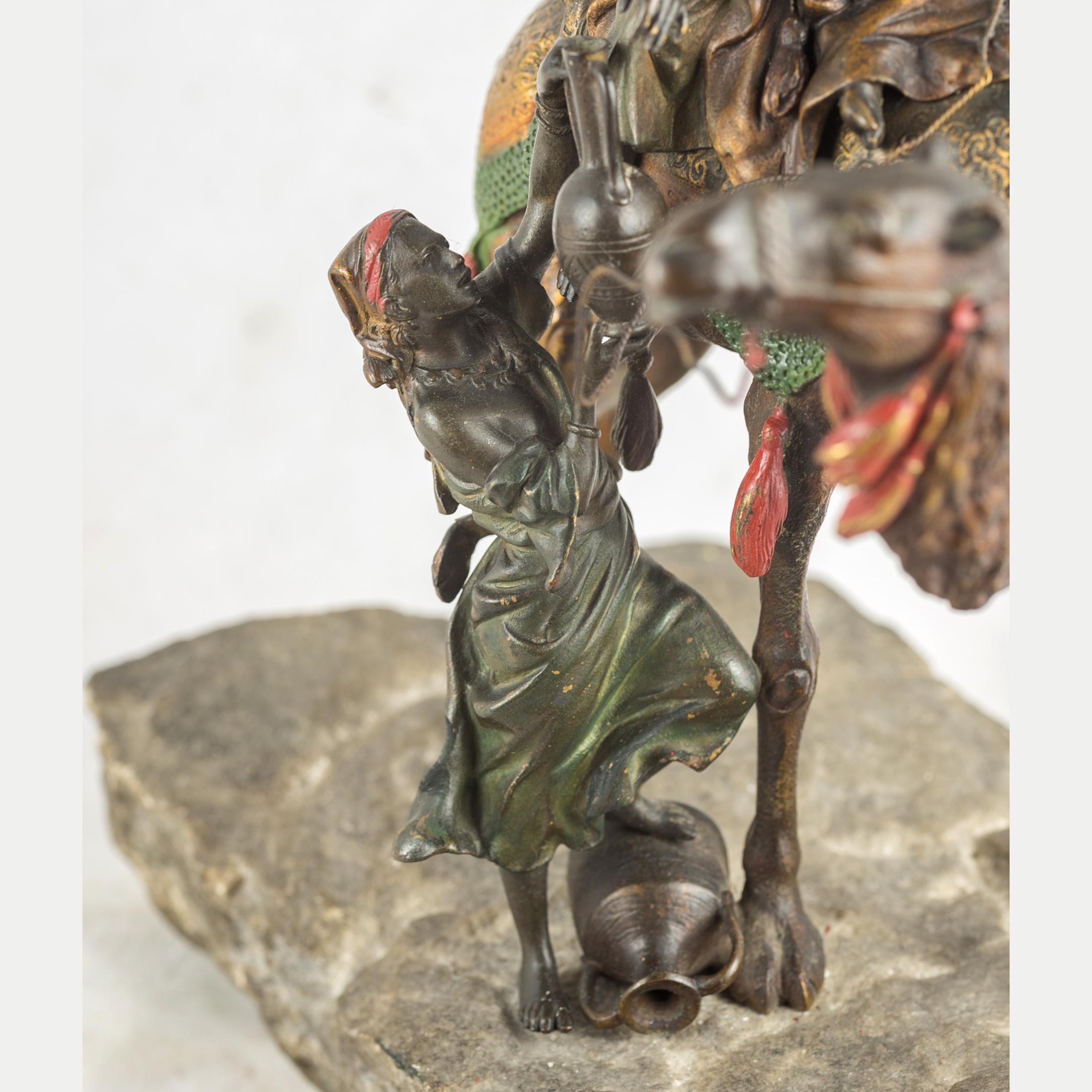 Bronze peint à froid d'Autriche par Franz Bergmann en vente 4