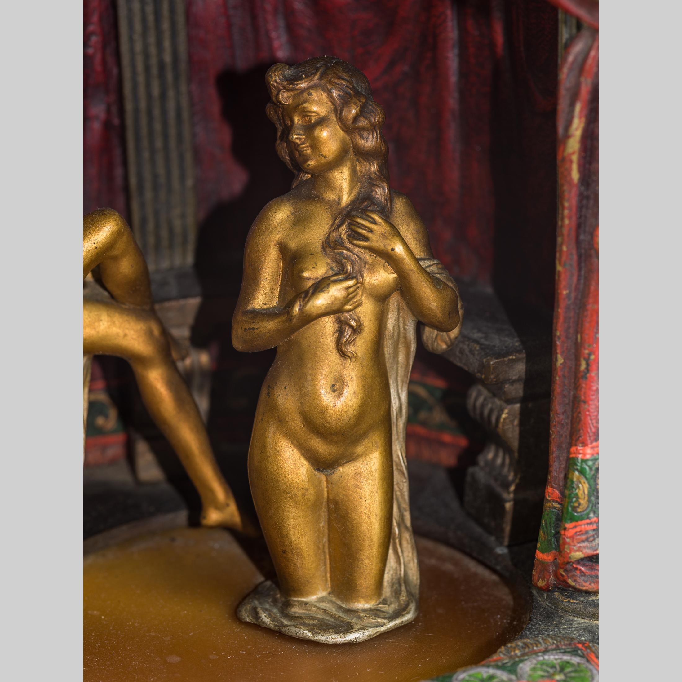 Austrian Cold Painted Bronze by Franz Bergmann For Sale 2