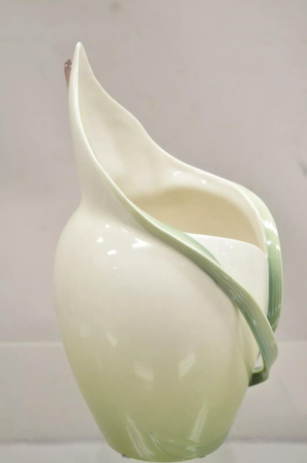Franz Kollektion Papillon Schmetterling Porzellan Ornamental Weinkühler Vase im Angebot 1