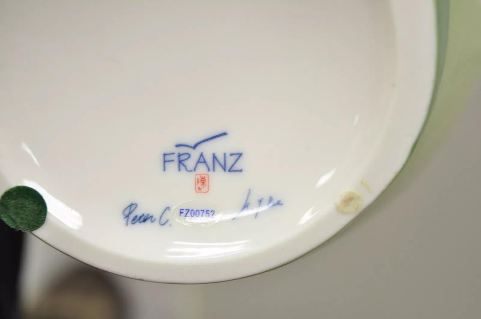 Franz Kollektion Papillon Schmetterling Porzellan Ornamental Weinkühler Vase im Angebot 2