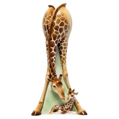Franz Collection Skulpturale Porzellanvase "Familie Giraffe