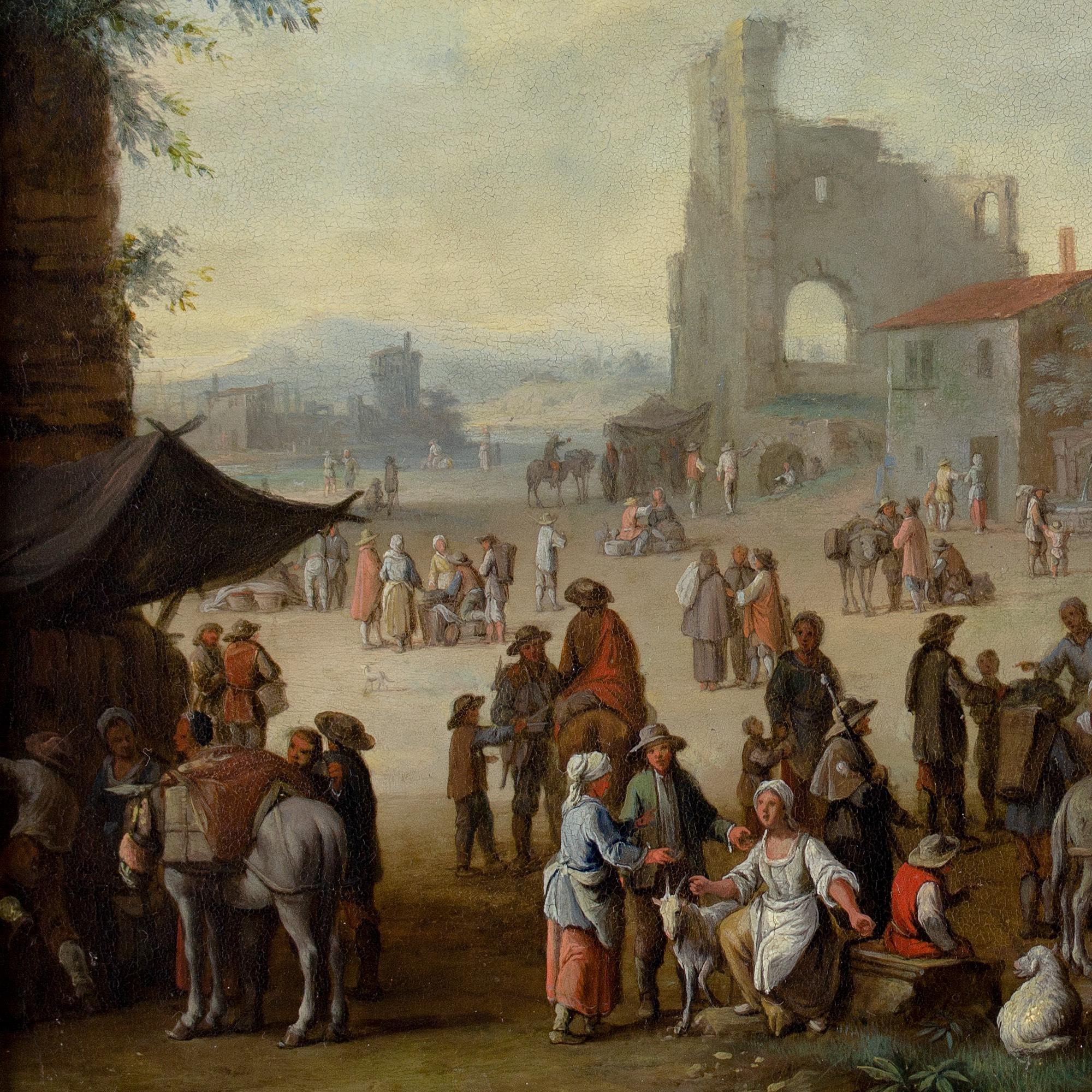 Franz De Paula Ferg (Attributed), Figures Of The Commedia dell'Arte For Sale 4