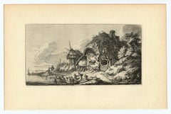 "A Cottage" original etching