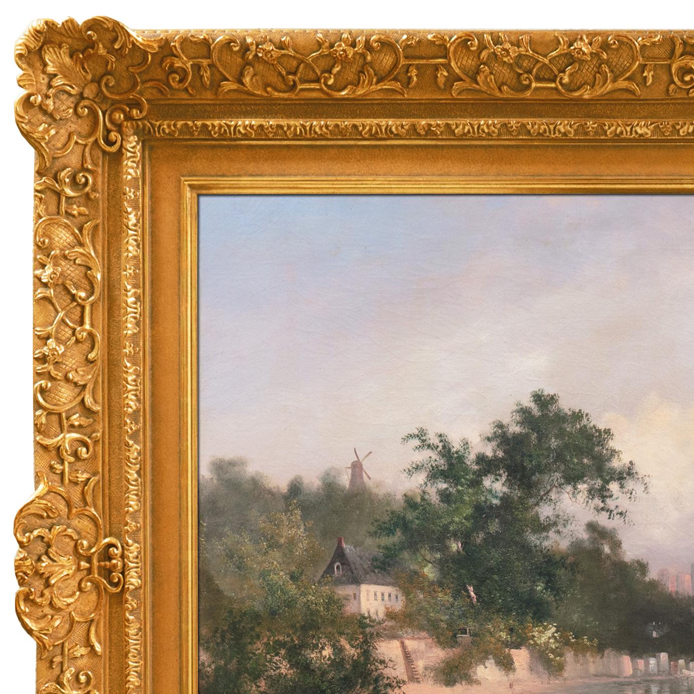 'Coastal Landscape', Berlin, Paris, Romantic Landscape, Riga, Benezit, Sailing For Sale 10