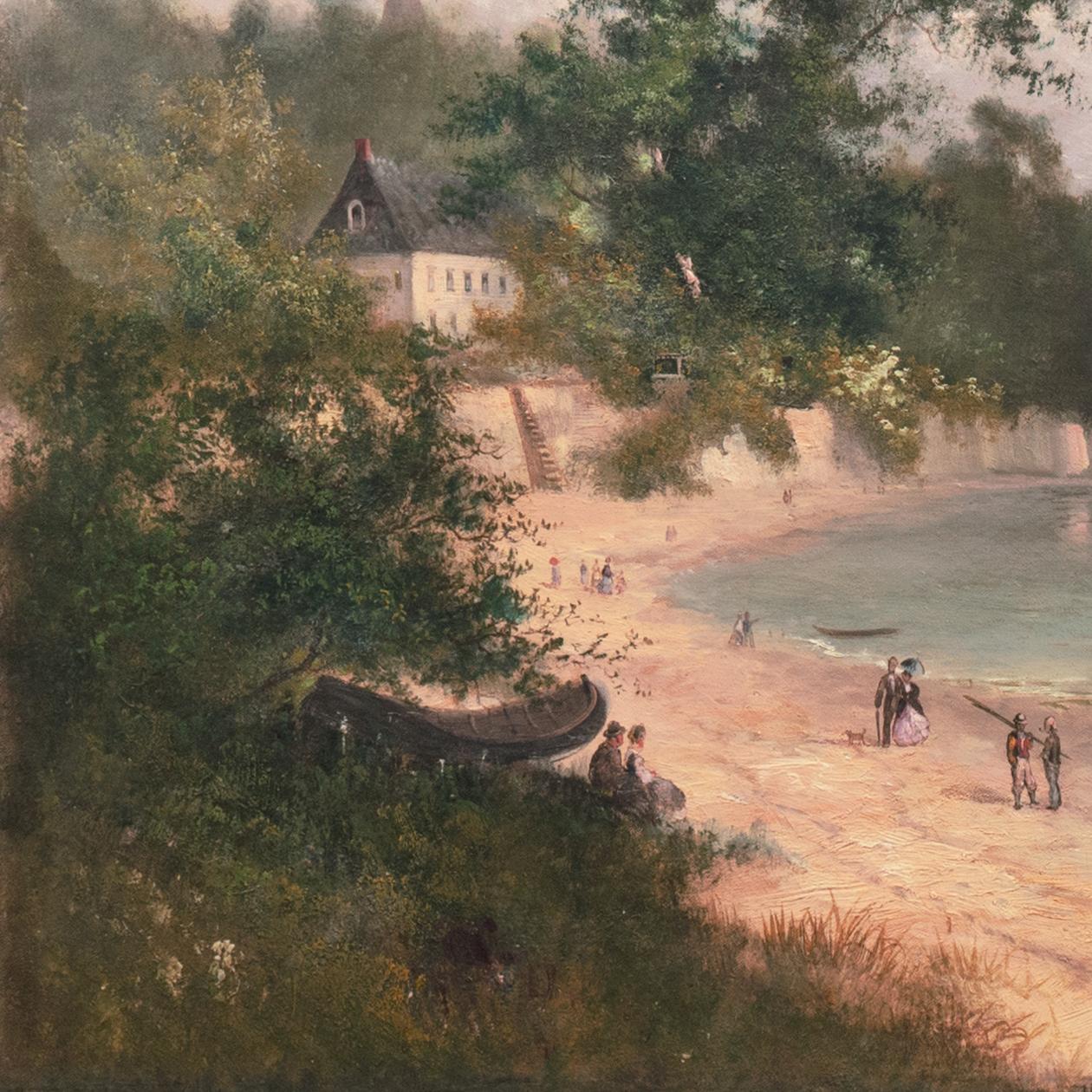 'Coastal Landscape', Berlin, Paris, Romantic Landscape, Riga, Benezit, Sailing For Sale 2