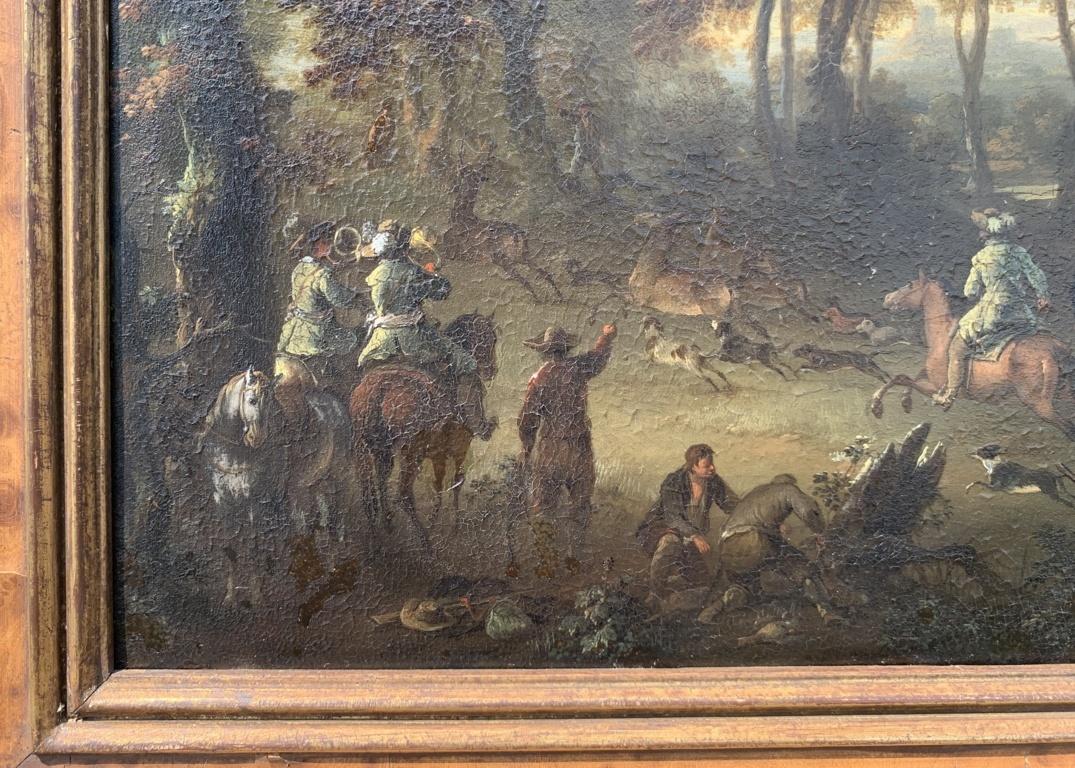 Franz Ferg de Paula(Austria)- Early 18th century landscape painting - Hunt scene 2
