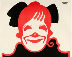 Franz Griessler, Original Art Deco Poster, Wäscherei, Laundry, Vienna, 1920's