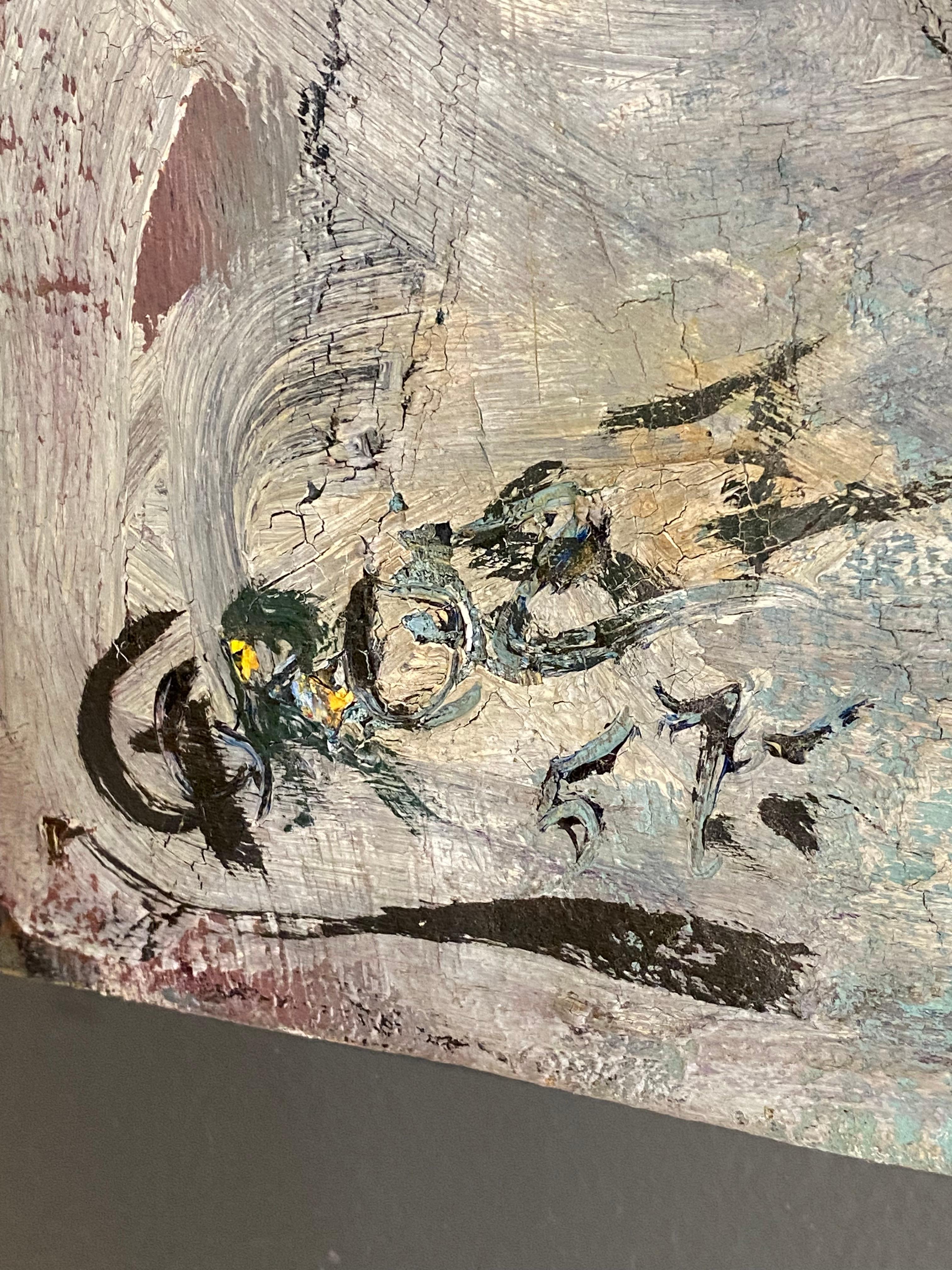 Abstraktes expressionistisches Gemälde von Franz Grosz, 1957 im Angebot 7