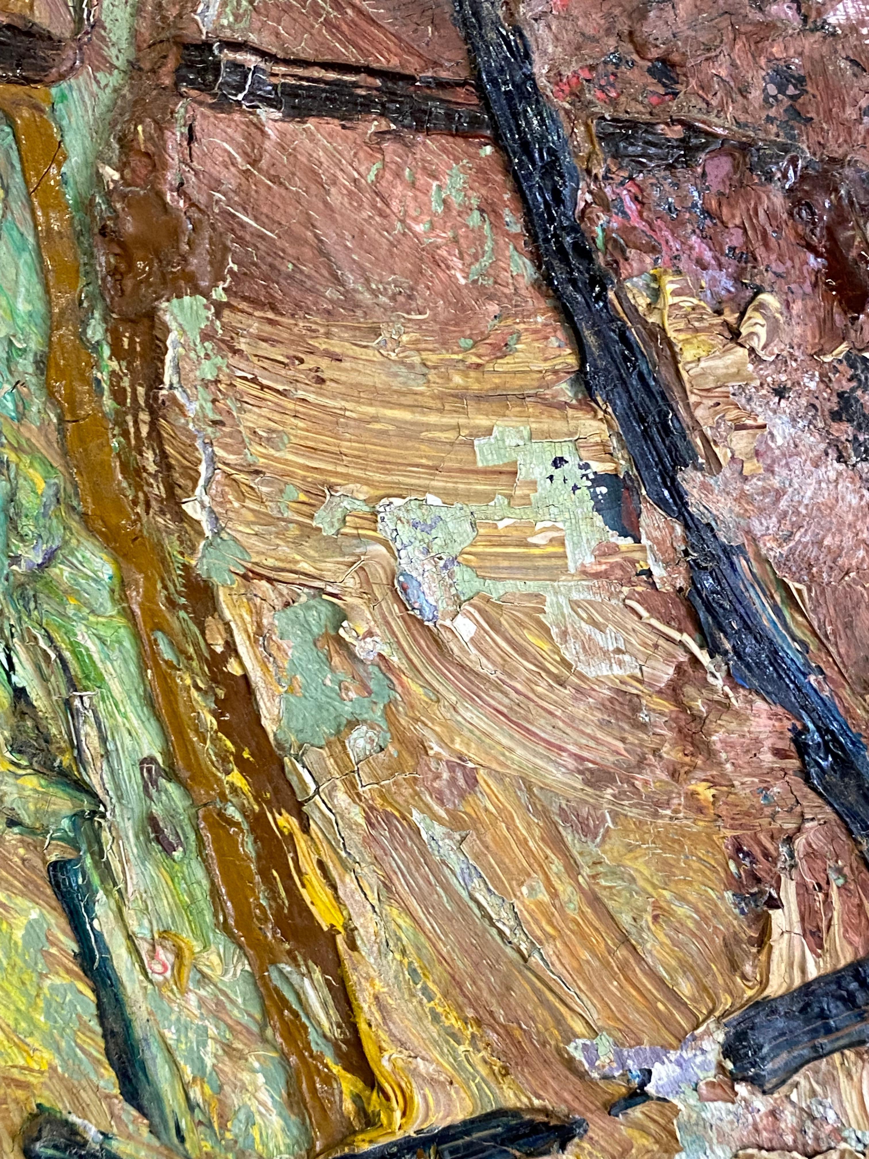 Abstraktes expressionistisches Gemälde von Franz Grosz, 1957 im Angebot 2
