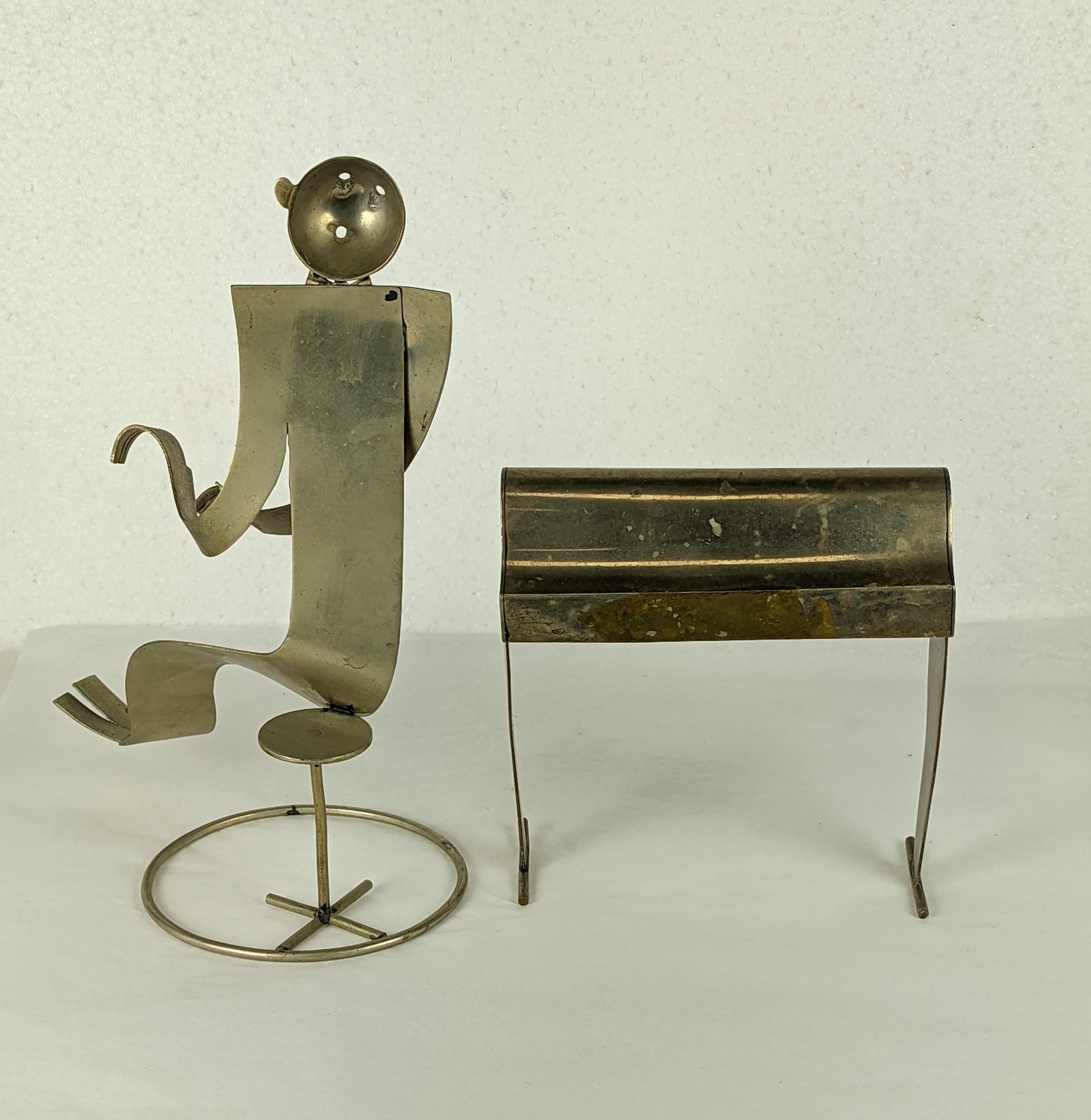 Fatto a mano Franz Haganauer Musicisti Art Déco in vendita