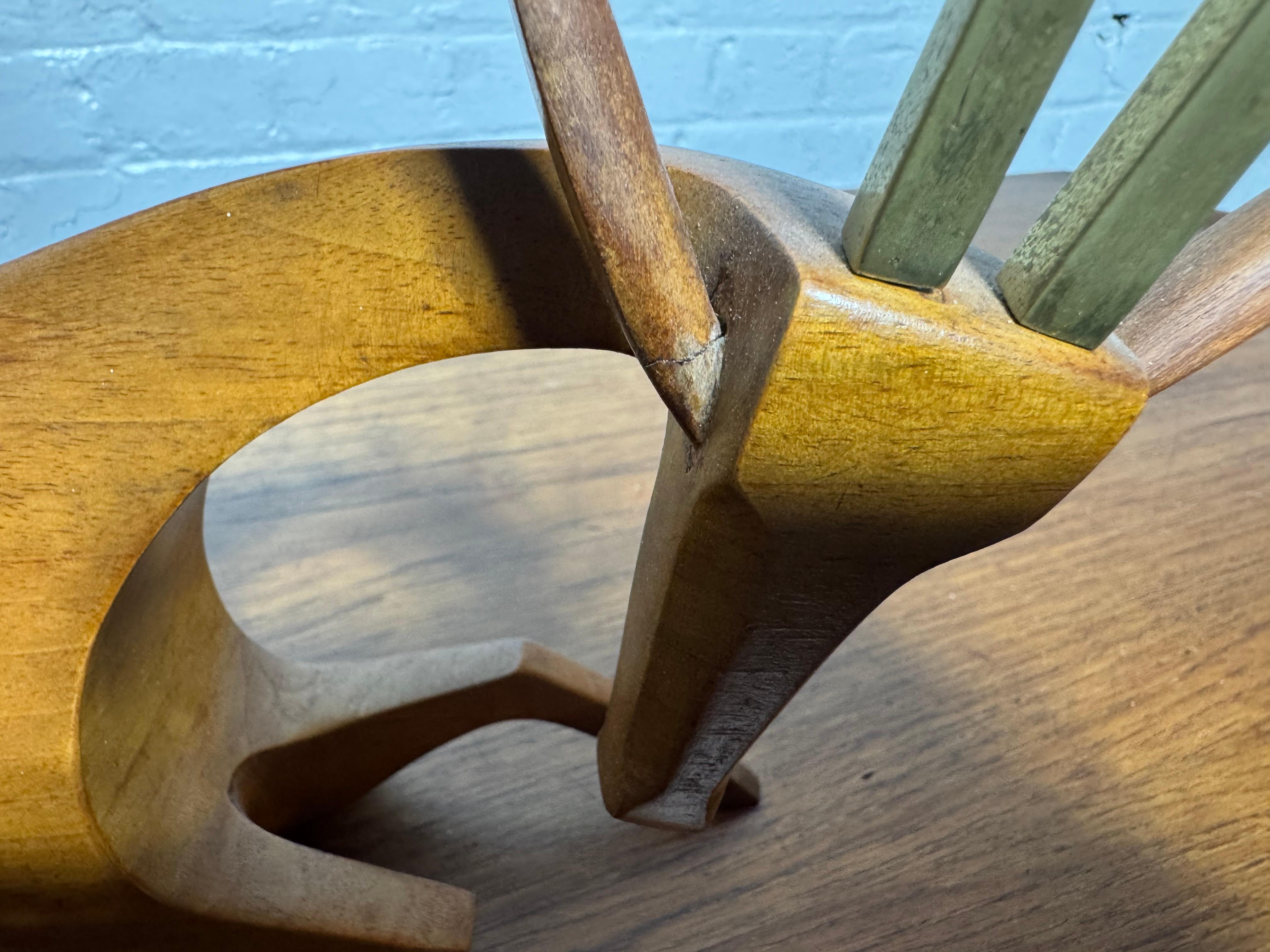 Franz Hagenauer  Antilope Werkstätte Hagenauer sculpture en bois et laiton en vente 2