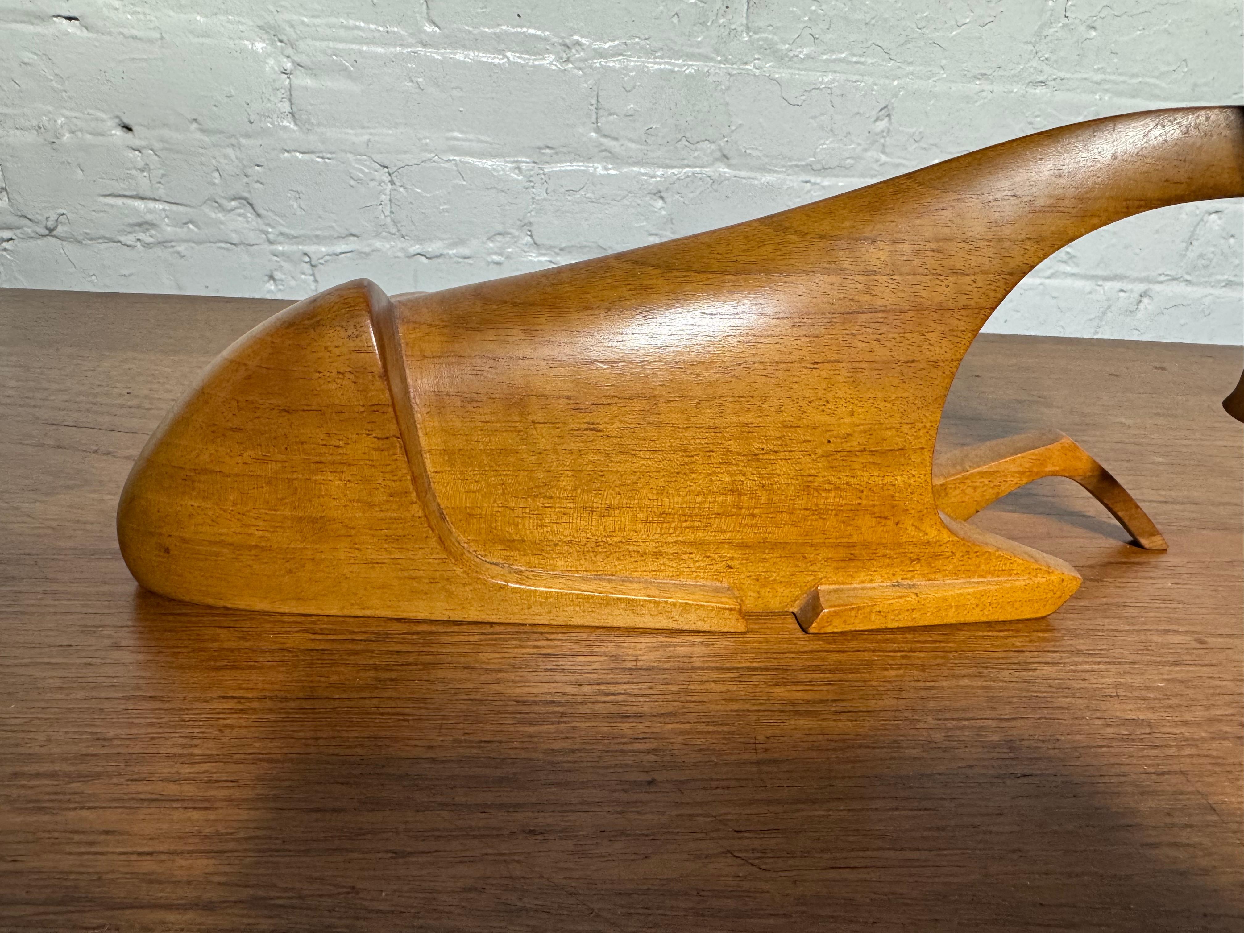 Laiton Franz Hagenauer  Antilope Werkstätte Hagenauer sculpture en bois et laiton en vente