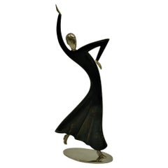 Franz Hagenauer Bronze Sculpture Dancer Wiener Werkstatte, Josephine Baker
