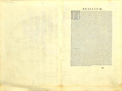 Brielle Den Briel - Grabado de G. Braun y F. Hogenberg - Finales del siglo XVI