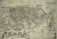 Cairo, Antique Map from "Civitates Orbis Terrarum"