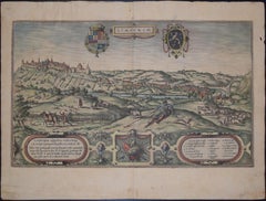 Limbourg, Antique Map from "Civitates Orbis Terrarum"